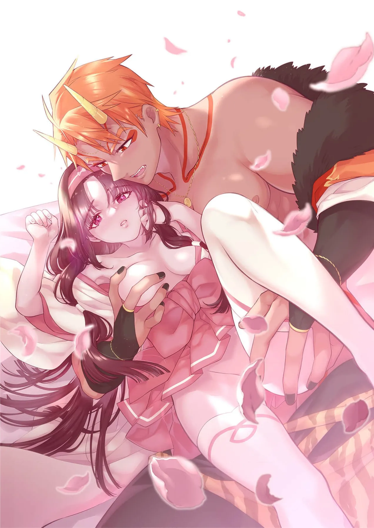 mitsu momo no himegoto ~ oni taiji ni ittara dekiai sa remashita ~ | 蜜桃秘事～退鬼不成反被溺爱～ 1 page 3 full