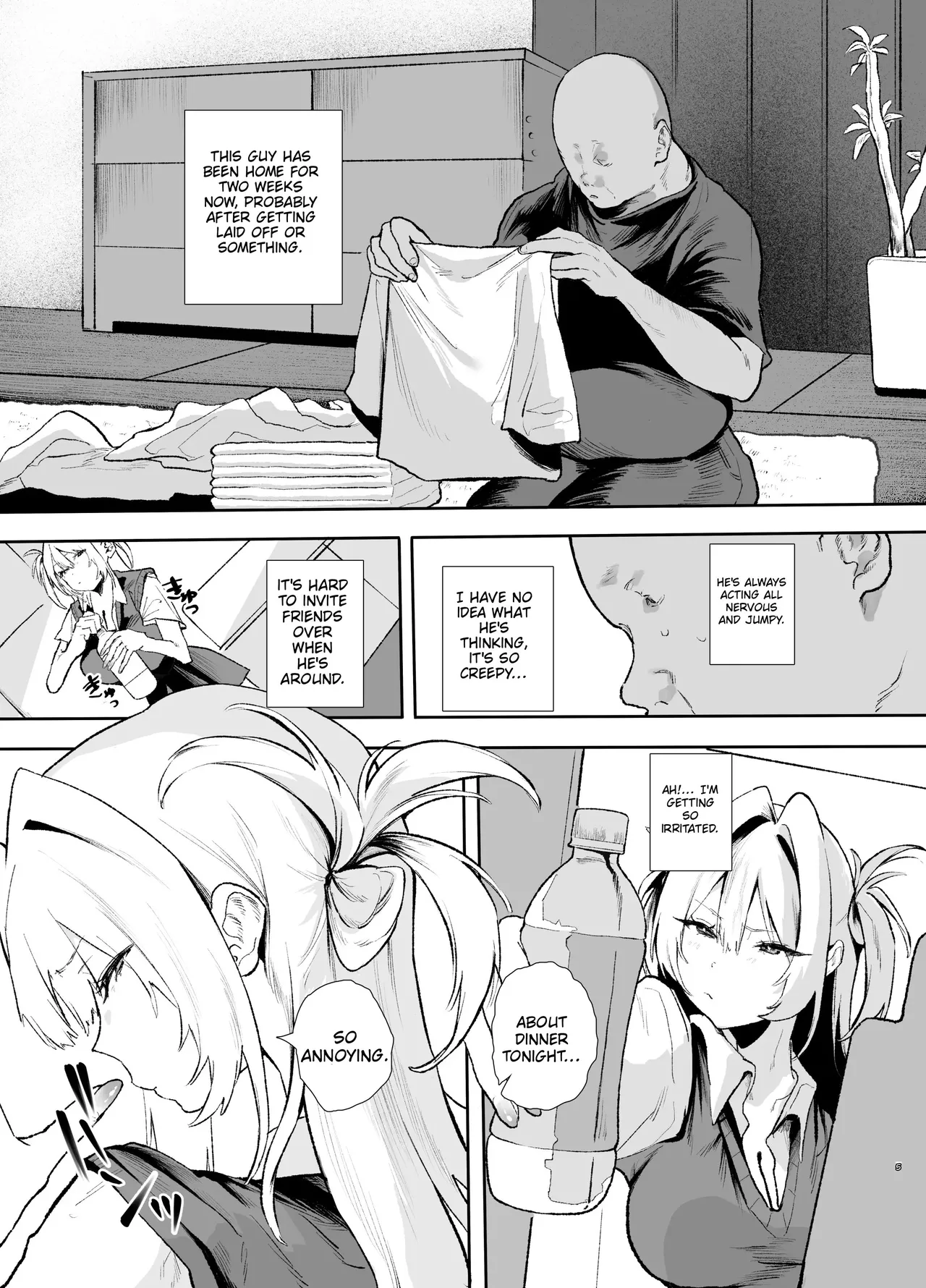 Namaiki Gal ga Oji-san no Dekachin ni Sakaraenaku Natta Hi | The Day the Sassy Gal Couldn't Resist an Older Guy's Huge Cock page 4 full