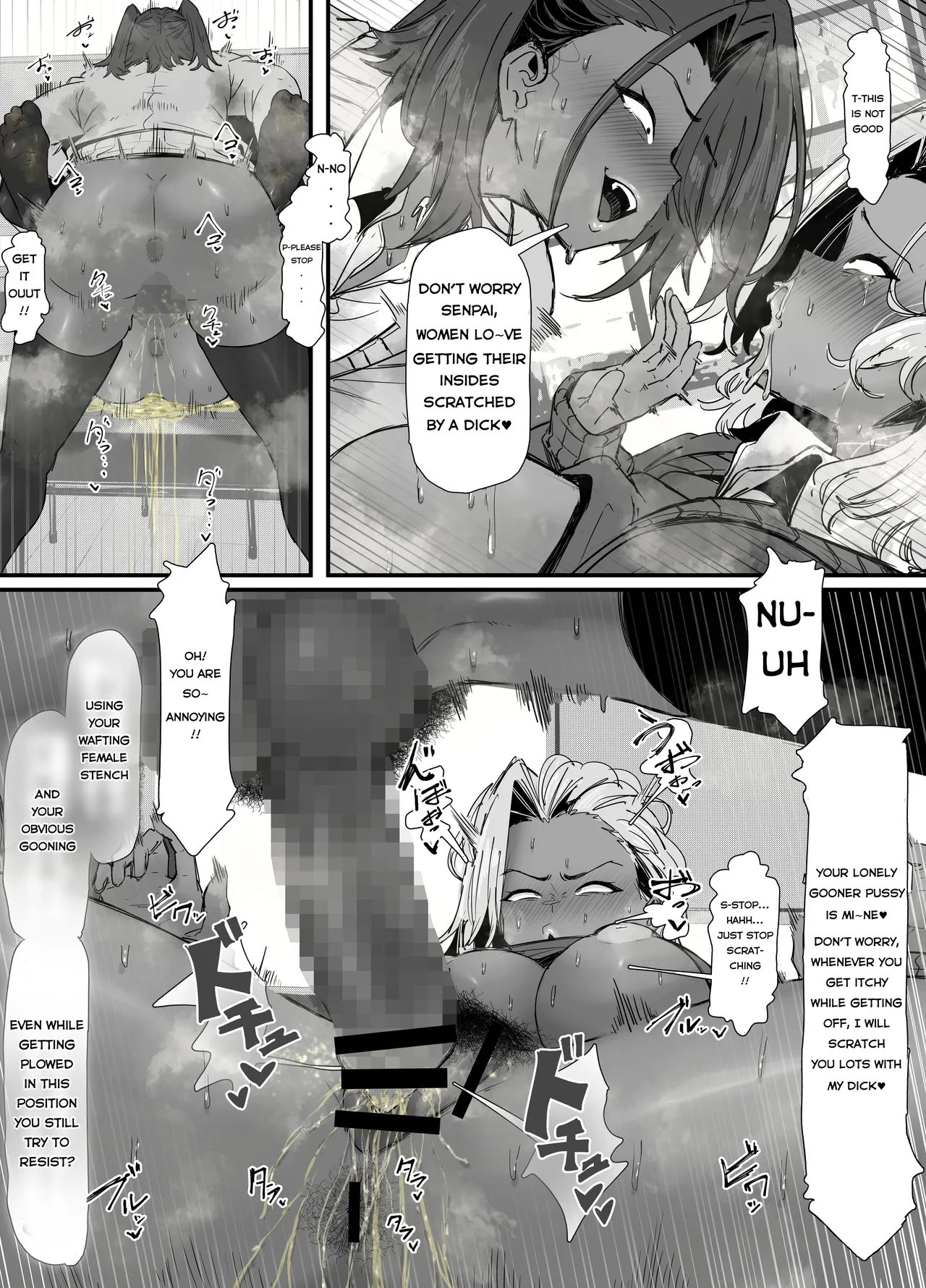 Senpai with itchy pussy has her futanari junior scrape it page 7 full