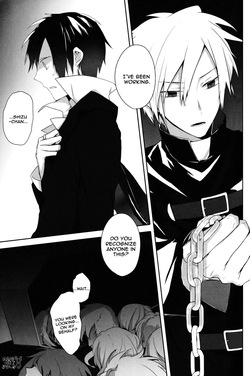 (C83) [S.C+KIWOLOG (Umemaru, Akiwo)] In The Dark (Durarara!!) [ENG] {KCK-Amateur Scans} — page 18