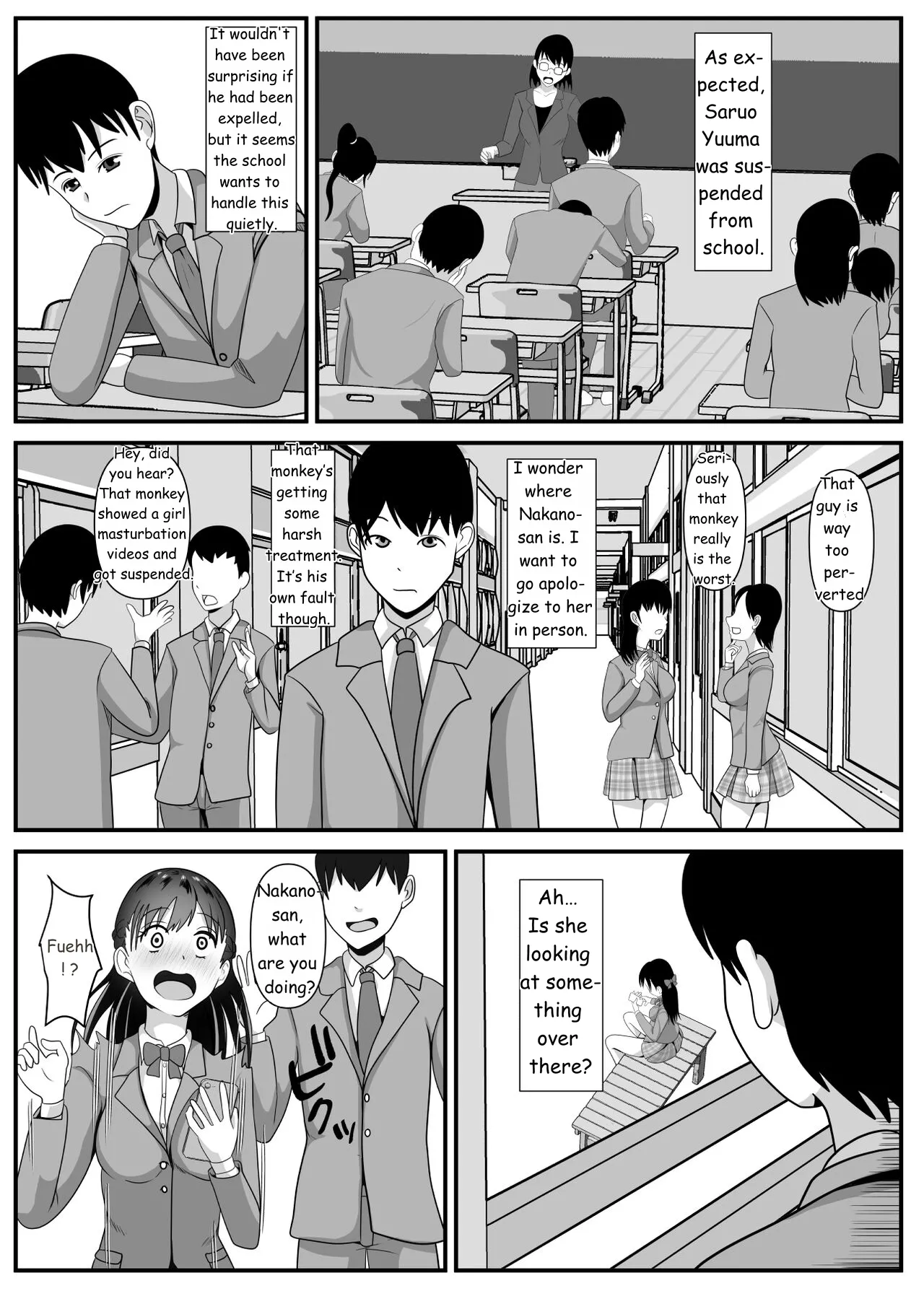 Suki na Joshi ga Hentai Yuujin ni Kuwareta page 10 full