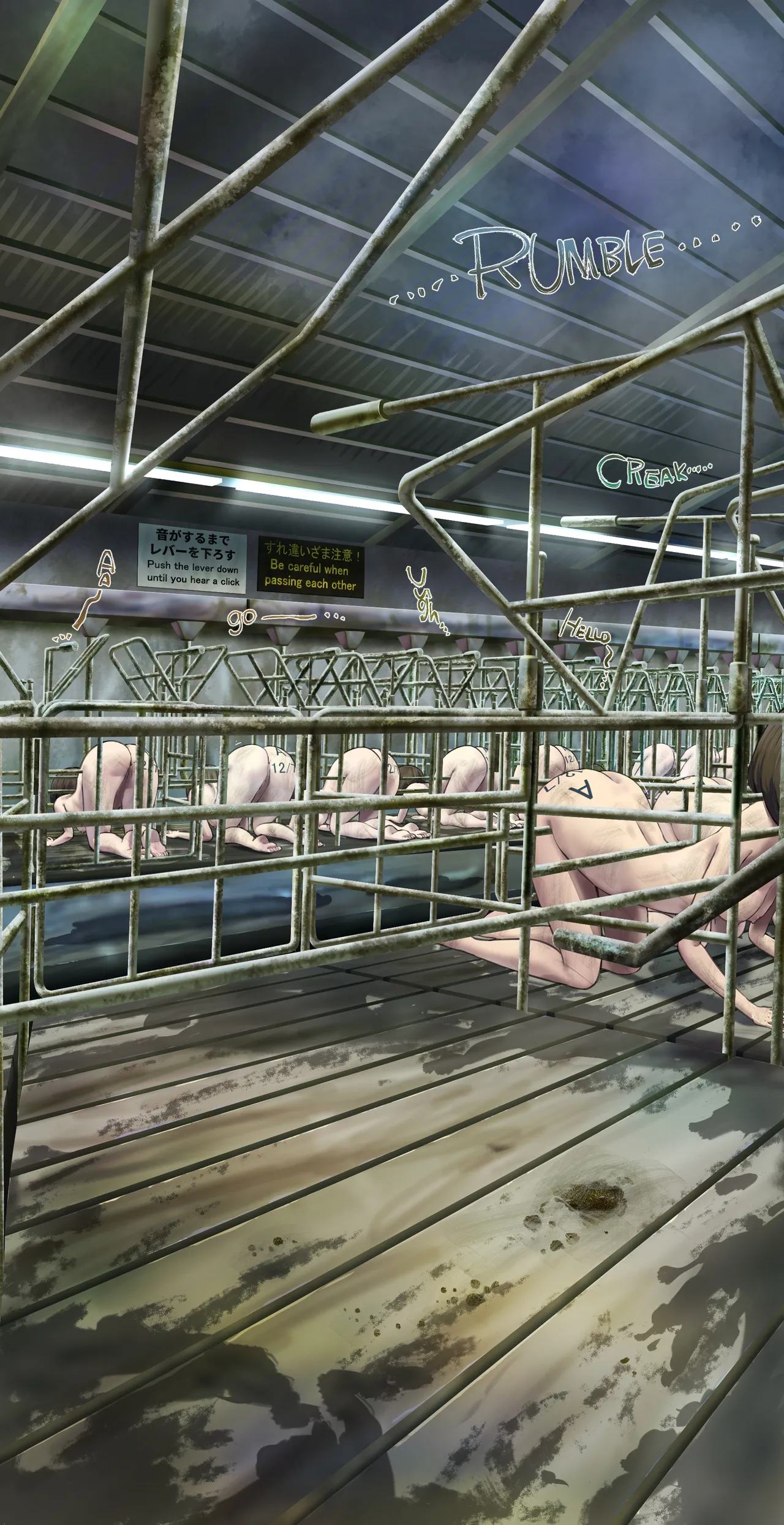 I tried going into a stall during a tour of the livestock barn page 2 full