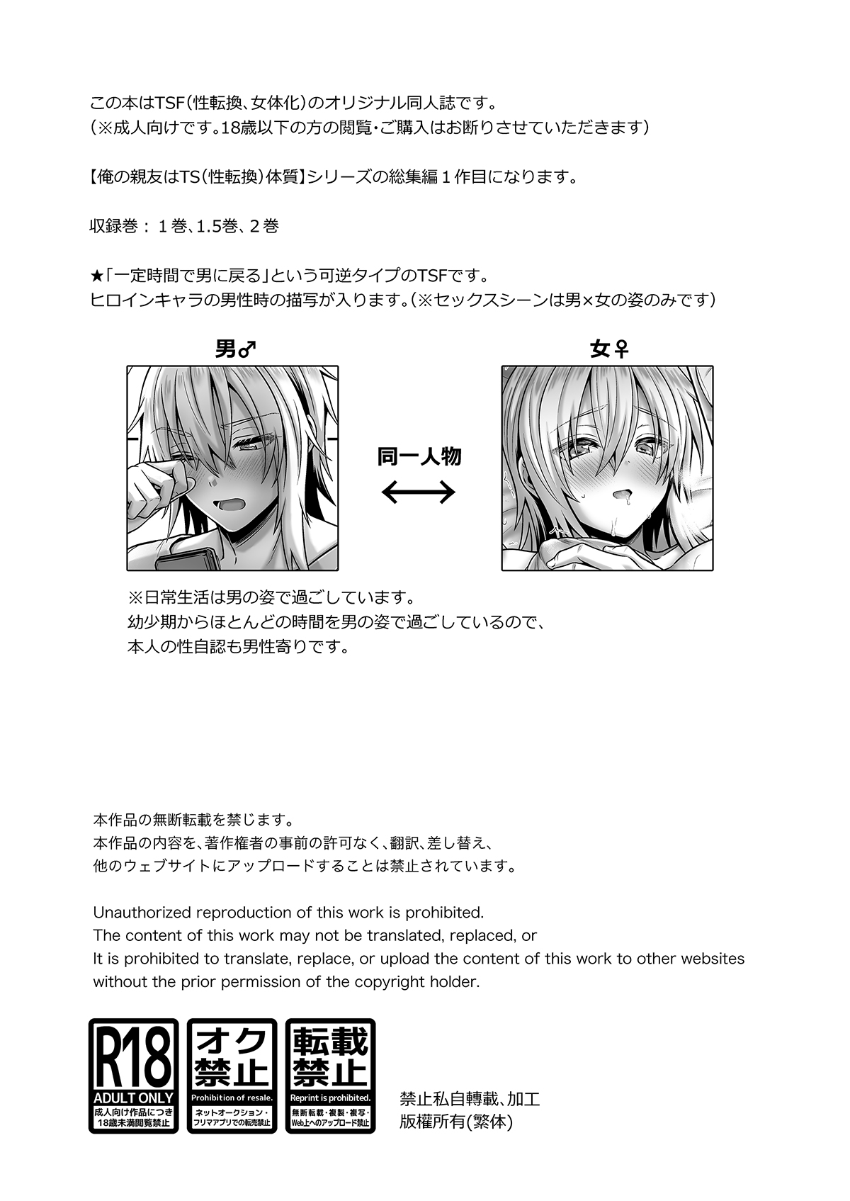 俺の親友はTS体質 総集編1 黒線修正 page 4 full