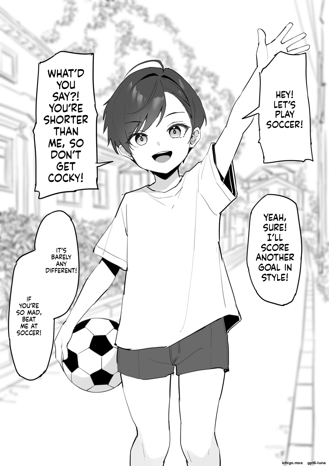 My tomboyish childhood friend is too feminine from the neck down page 2 full
