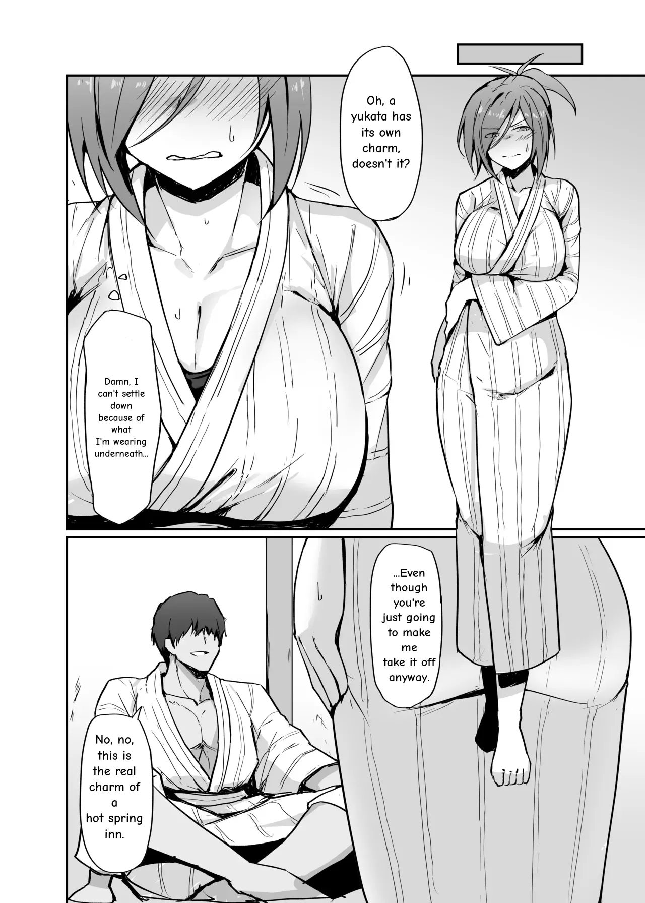 Former delinquent housewife PE teacher, falls in a hot spring inn while wearing a competitive swimsuit page 10 full