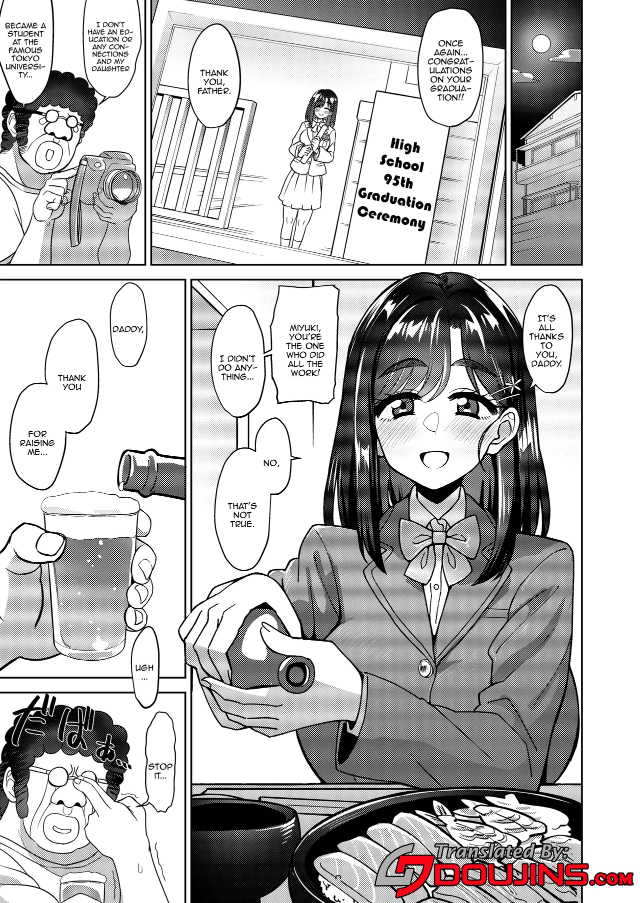 Otokodehitotsude Sodateageta Youshitanrei × Zunoumeiseki × Seiyoku Gekikyou nado Sukebe Bakunyuu Fathercon Musume to Namahame Nakadashi Kinshinsoukan Shichau Hanashi page 2 full