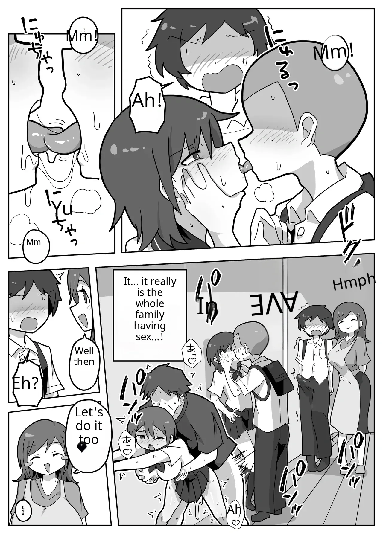 A story about joining in on a friend's family sex. page 8 full