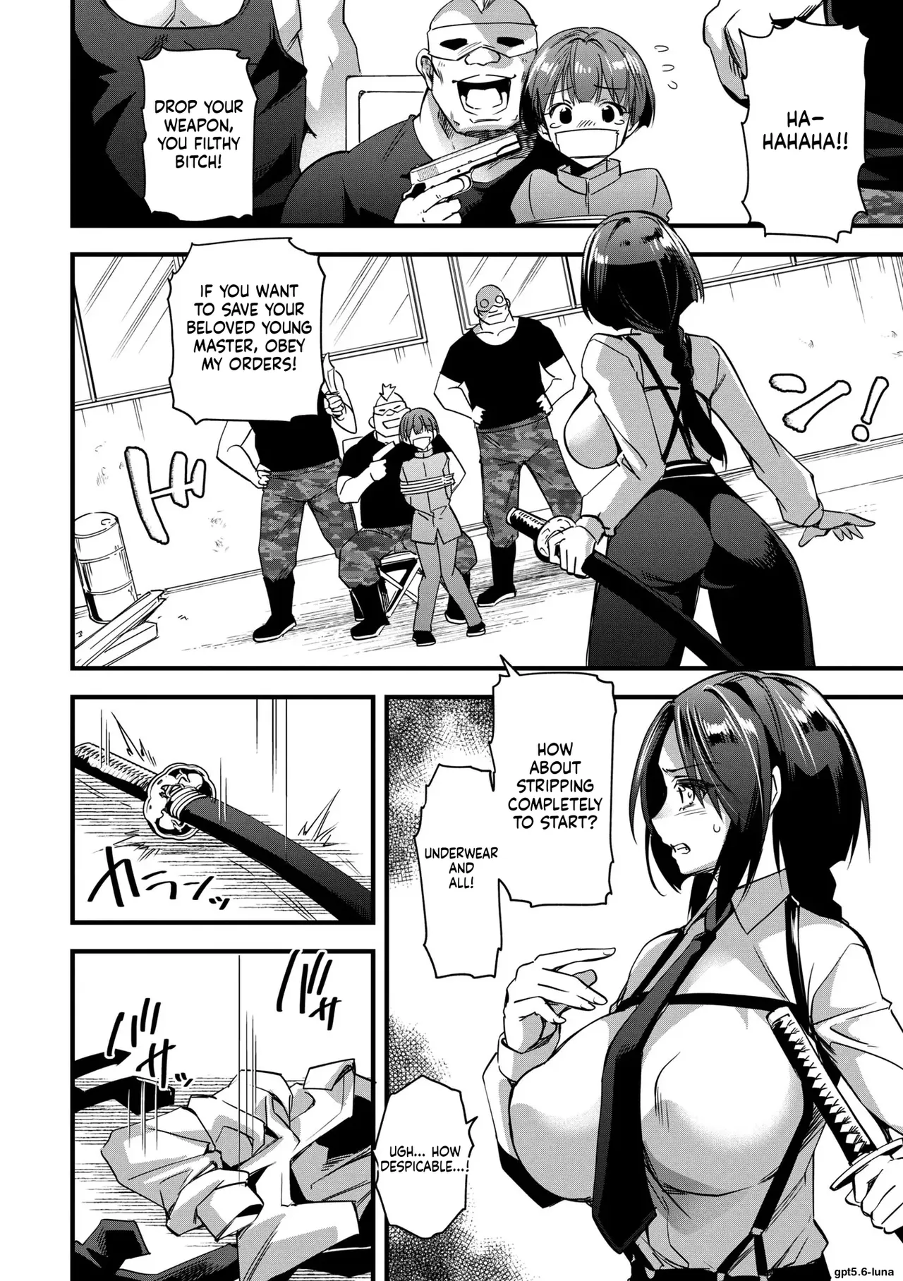 Female-turned bodyguard | Mesu ochi yōjinbō MTL page 4 full