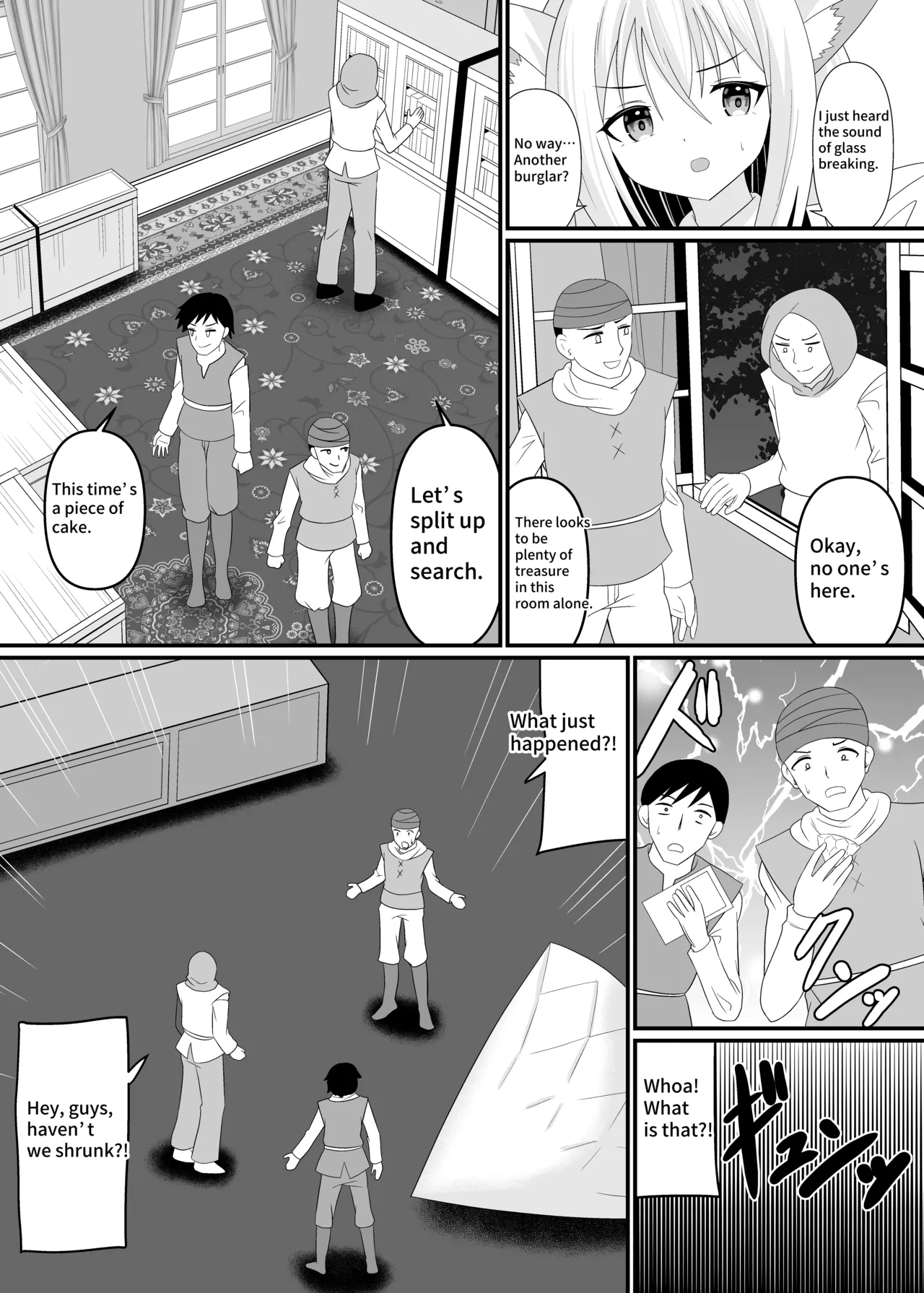 Cat-eared maid hunts down thieves page 4 full