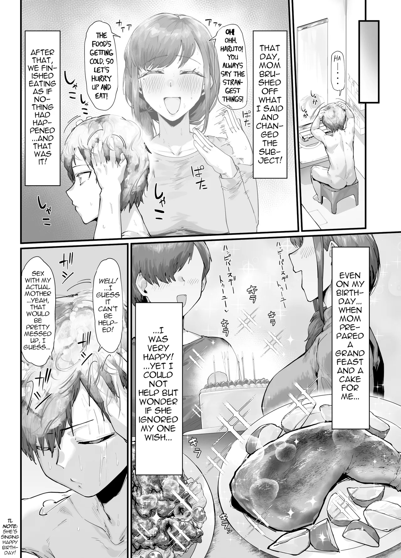 Tanjoubi Present wa Haha to no Noukou Namakoubi | My Birthday Present is a Passionate, Raw Mating Session with my Mom page 5 full