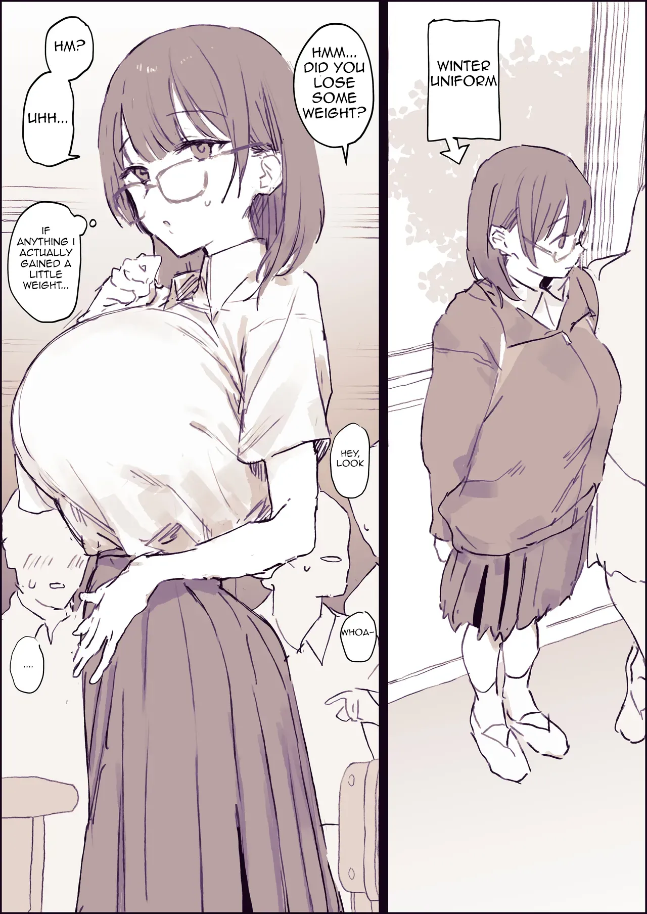 Natsufuku ga Tsuyokute Oshi ni Yowai Ko page 2 full