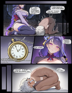 [Senie Shenxuan] Raiden Shogun VS Time-Stopping Brat (Genshin Impact) [English] — page 12