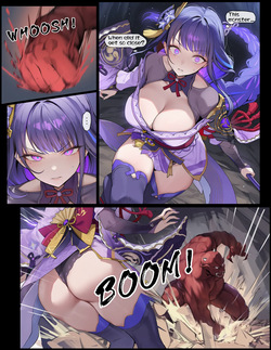 [Senie Shenxuan] Raiden Shogun VS Time-Stopping Brat (Genshin Impact) [English] — page 14
