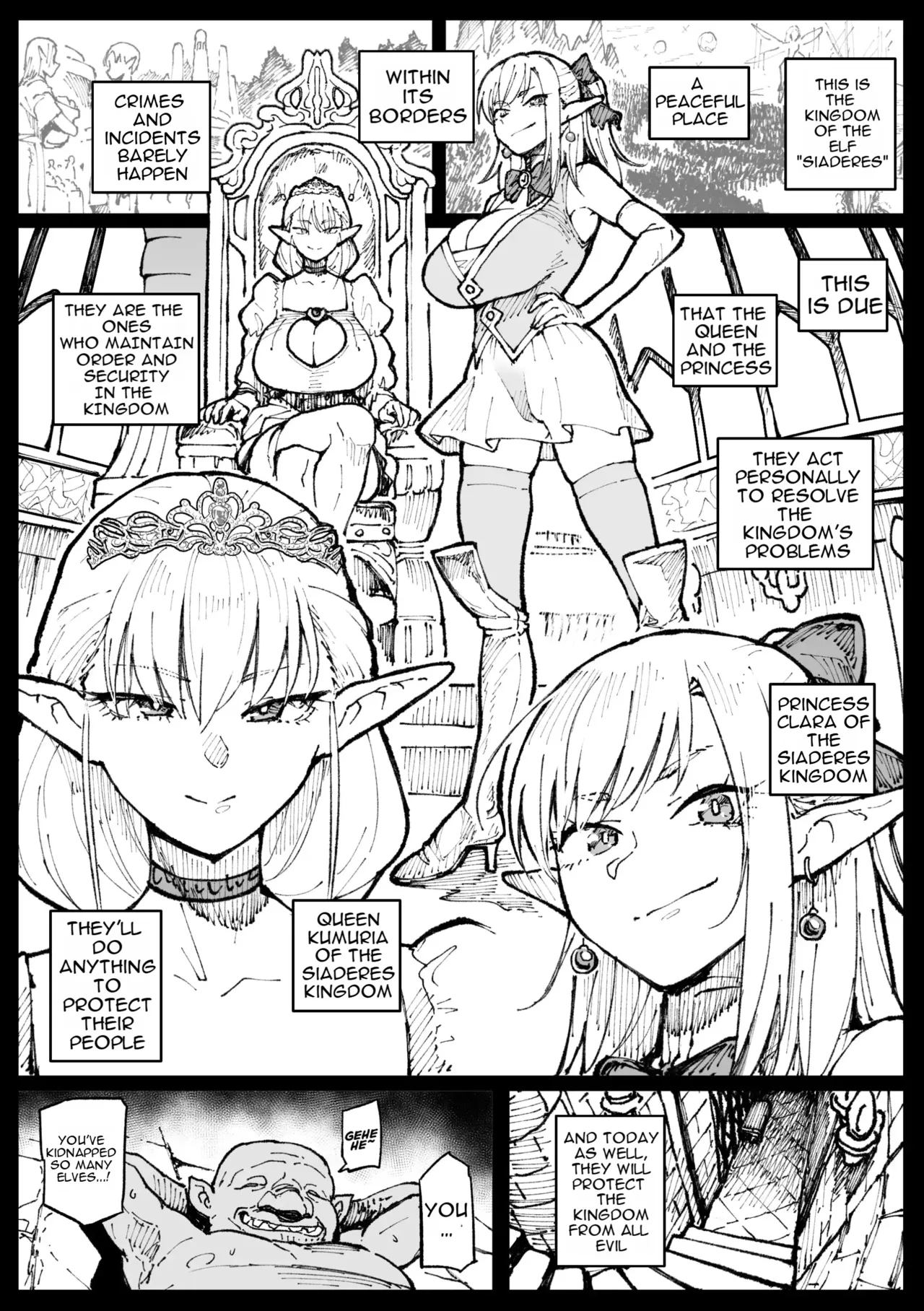 High Elf no Joou to Hime ga Seihanzaisha o Korashimeru-teki na Yatsu page 3 full
