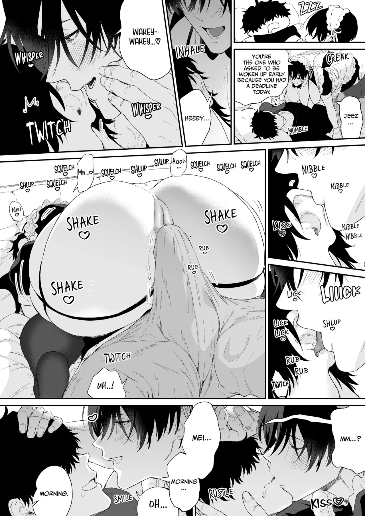 Mei the Maid - Taking Care of His Morning Wood page 4 full