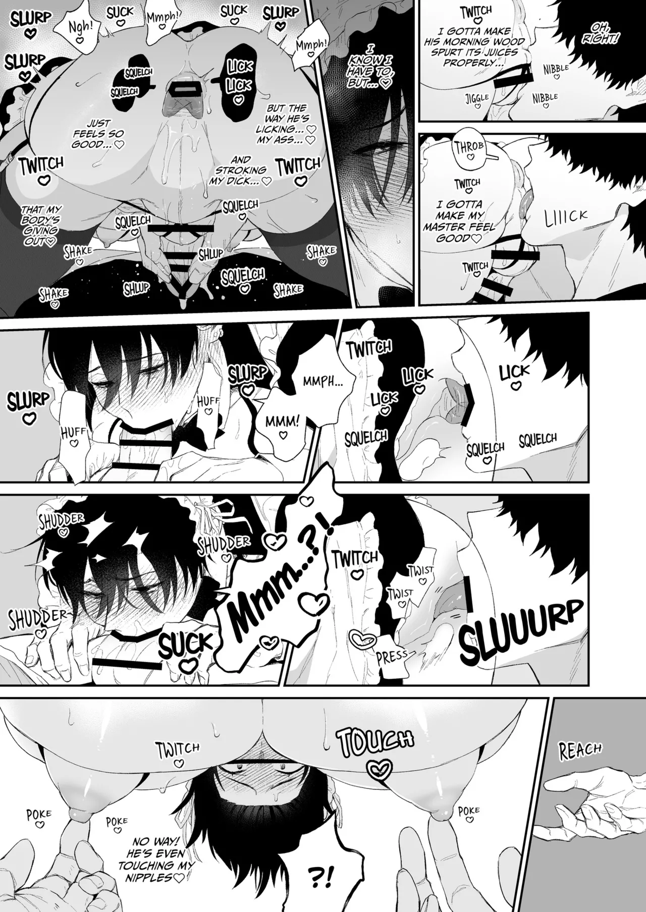 Mei the Maid - Taking Care of His Morning Wood page 9 full