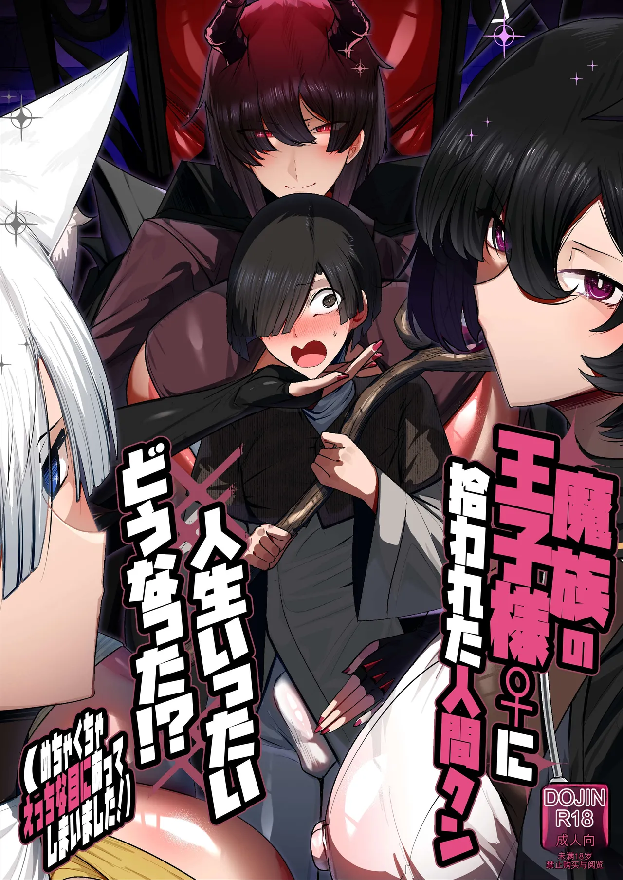 Mazoku no Ouji-sama ♀ ni Hirowareta Ningen-kun, Jinsei Ittai Dou Natta!? + Omake （白云岩个人机翻） page 1 full