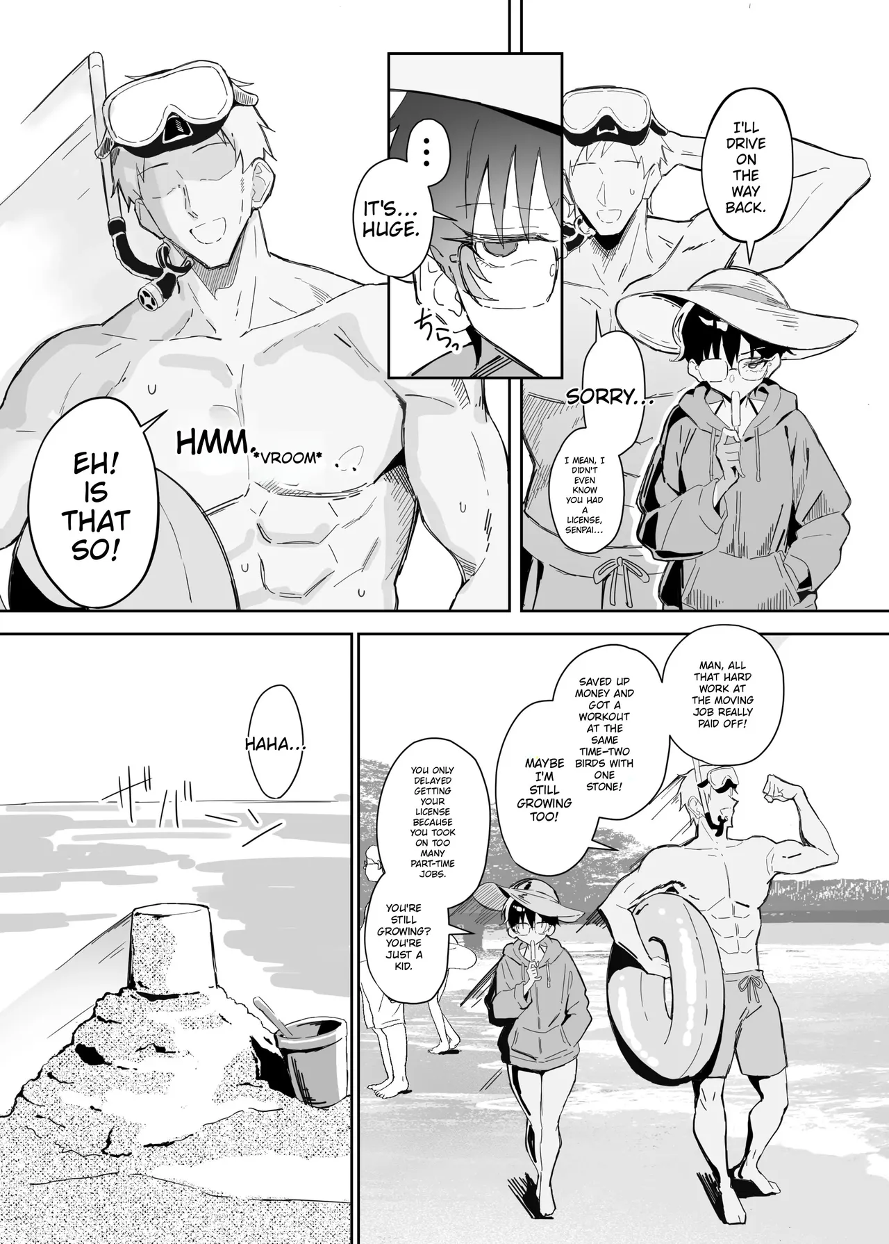 Buaisou na Kakure Kyonyuu Boyish Kanojo to Taikutsu na Date 2 | A Boring Date with My Boyish Girlfriend  – Part 2 page 10 full