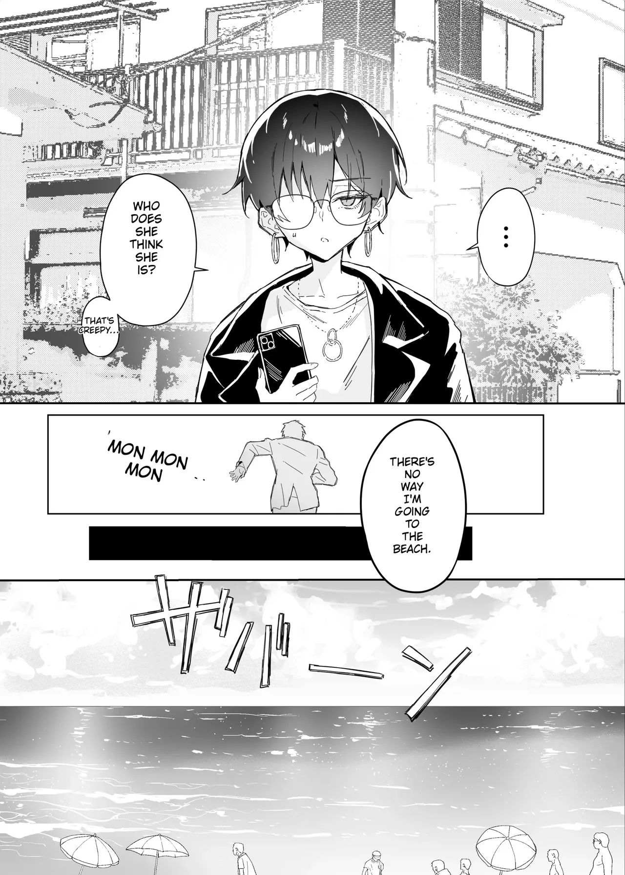 Buaisou na Kakure Kyonyuu Boyish Kanojo to Taikutsu na Date 2 | A Boring Date with My Boyish Girlfriend  – Part 2 page 8 full