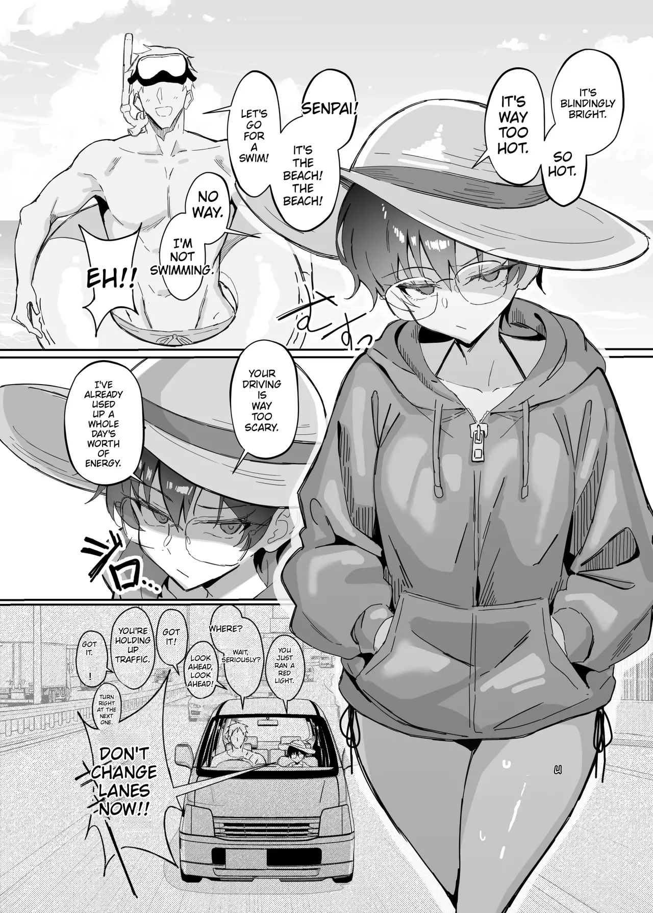 Buaisou na Kakure Kyonyuu Boyish Kanojo to Taikutsu na Date 2 | A Boring Date with My Boyish Girlfriend  – Part 2 page 9 full