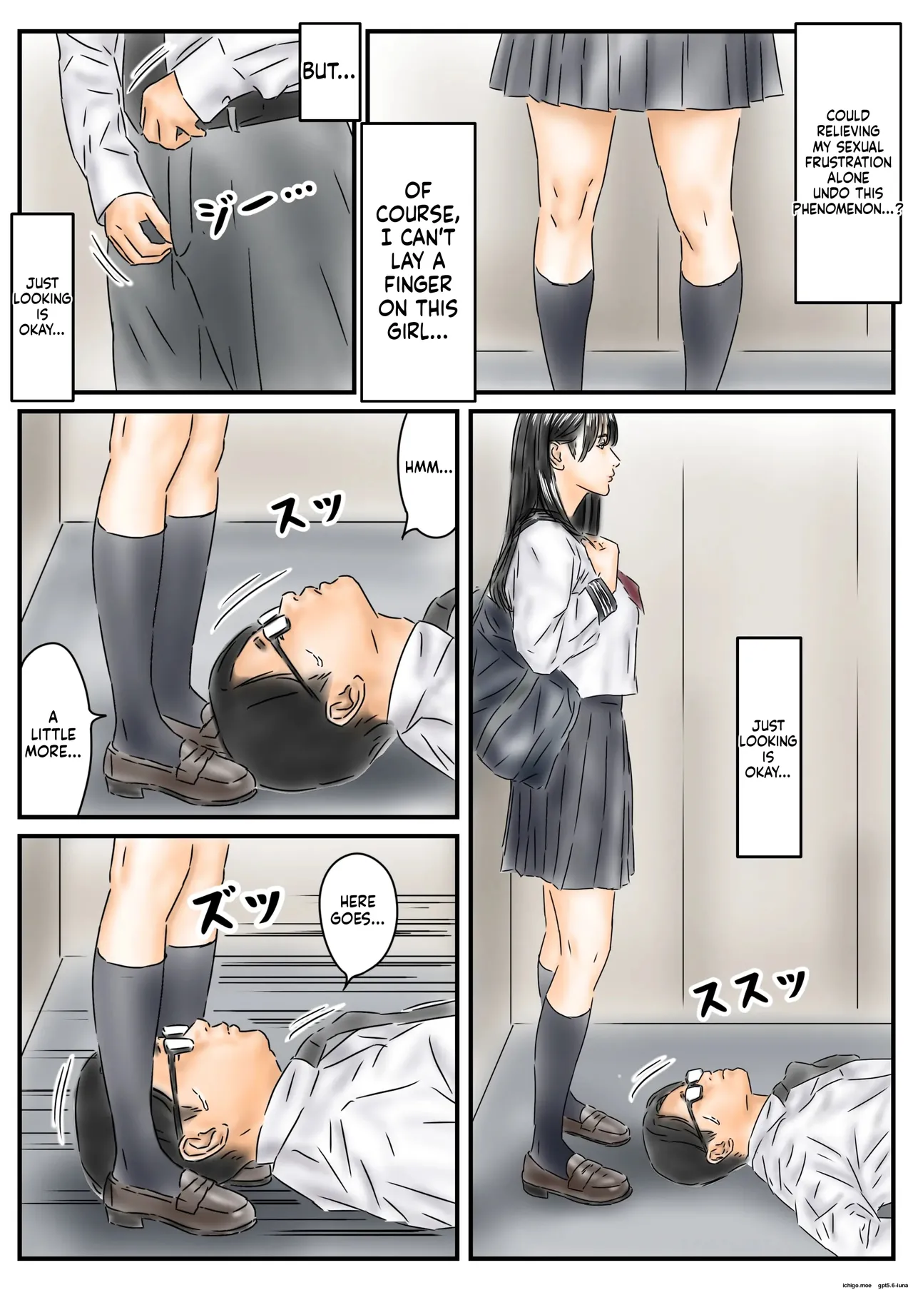 It looks like the only way to break the time-stop is to rape the girls! page 5 full