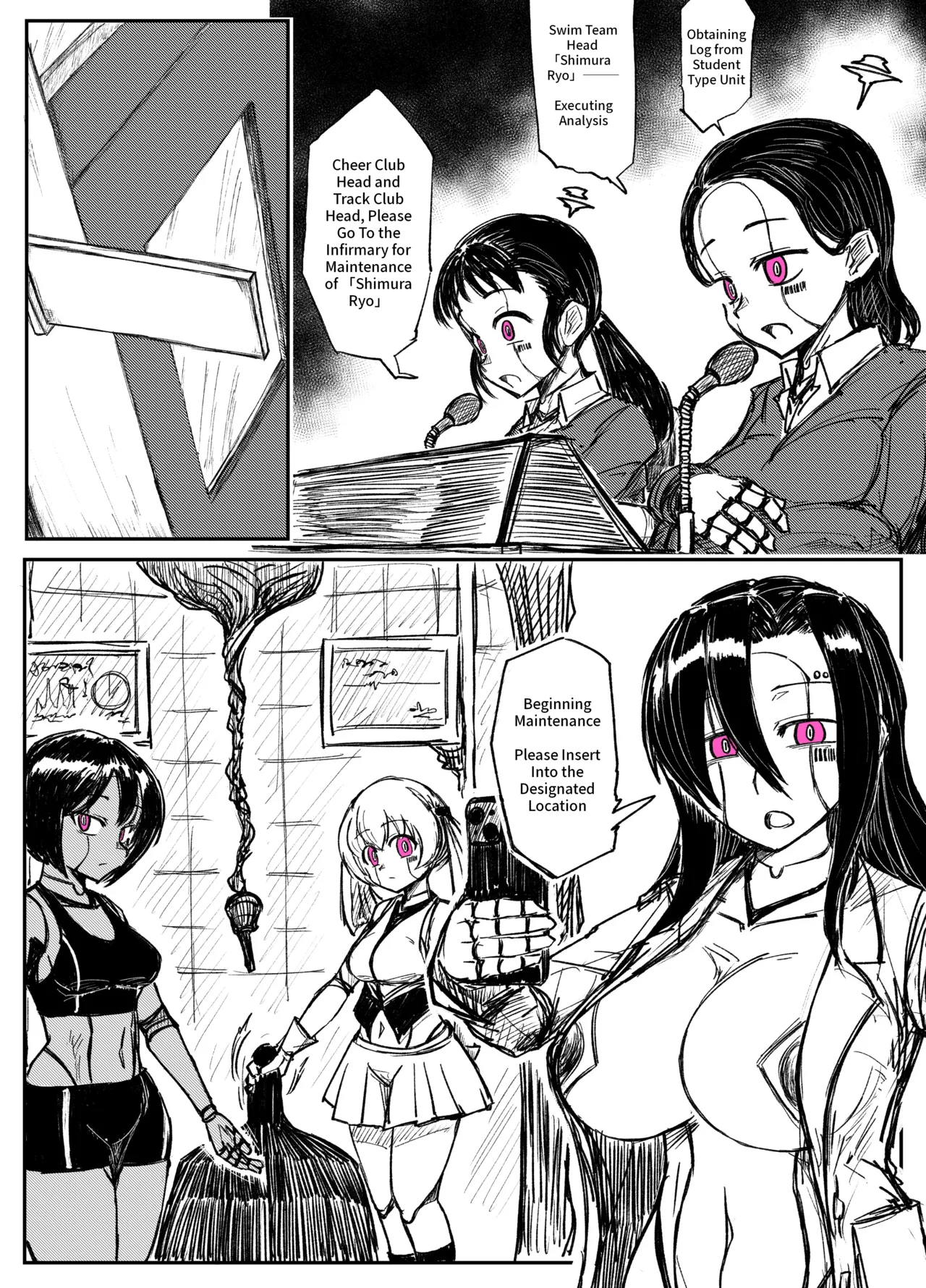 Girls School Mechanization Manga 1-7 page 9 full