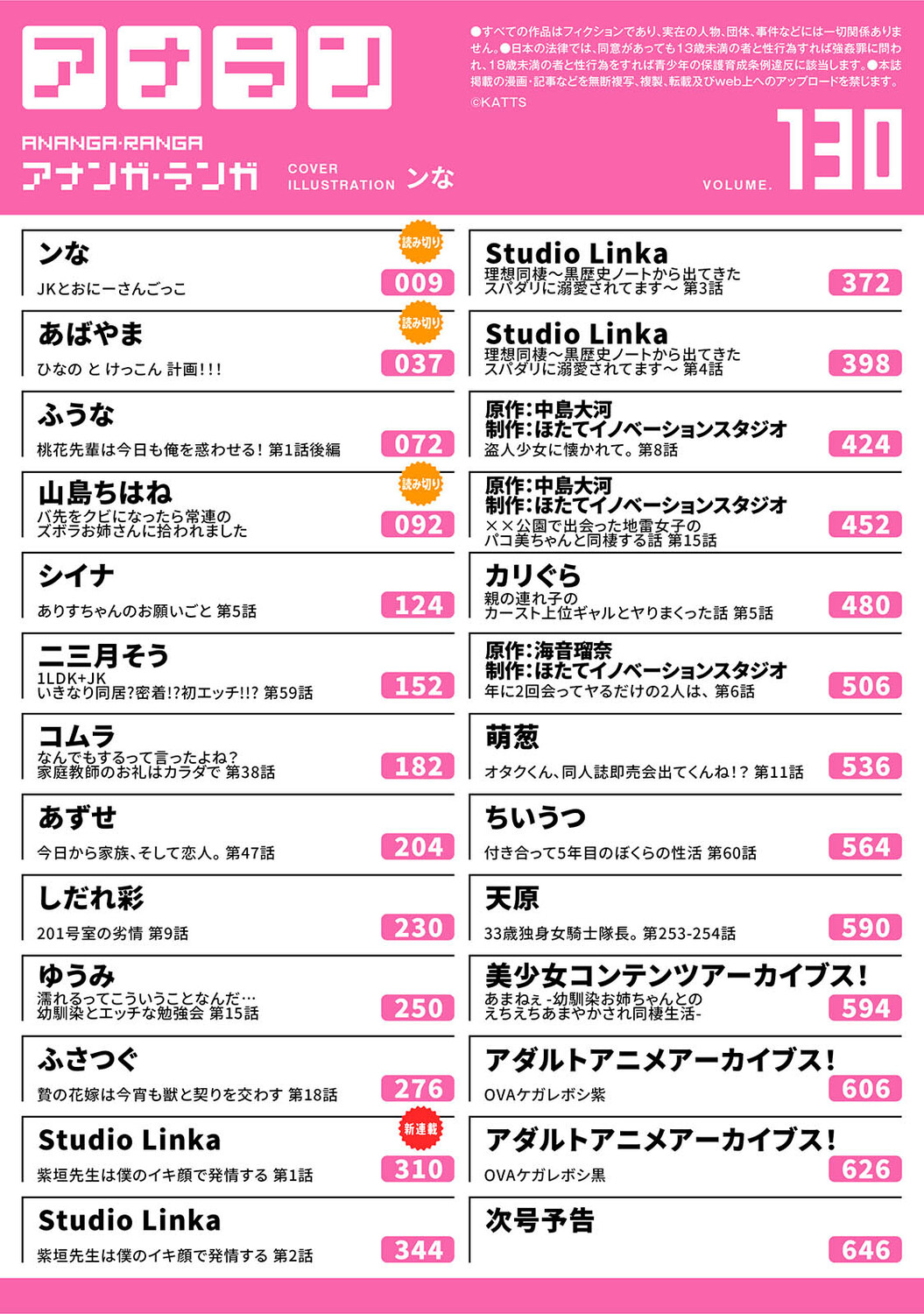 Ananga Ranga Vol. 130 page 4 full