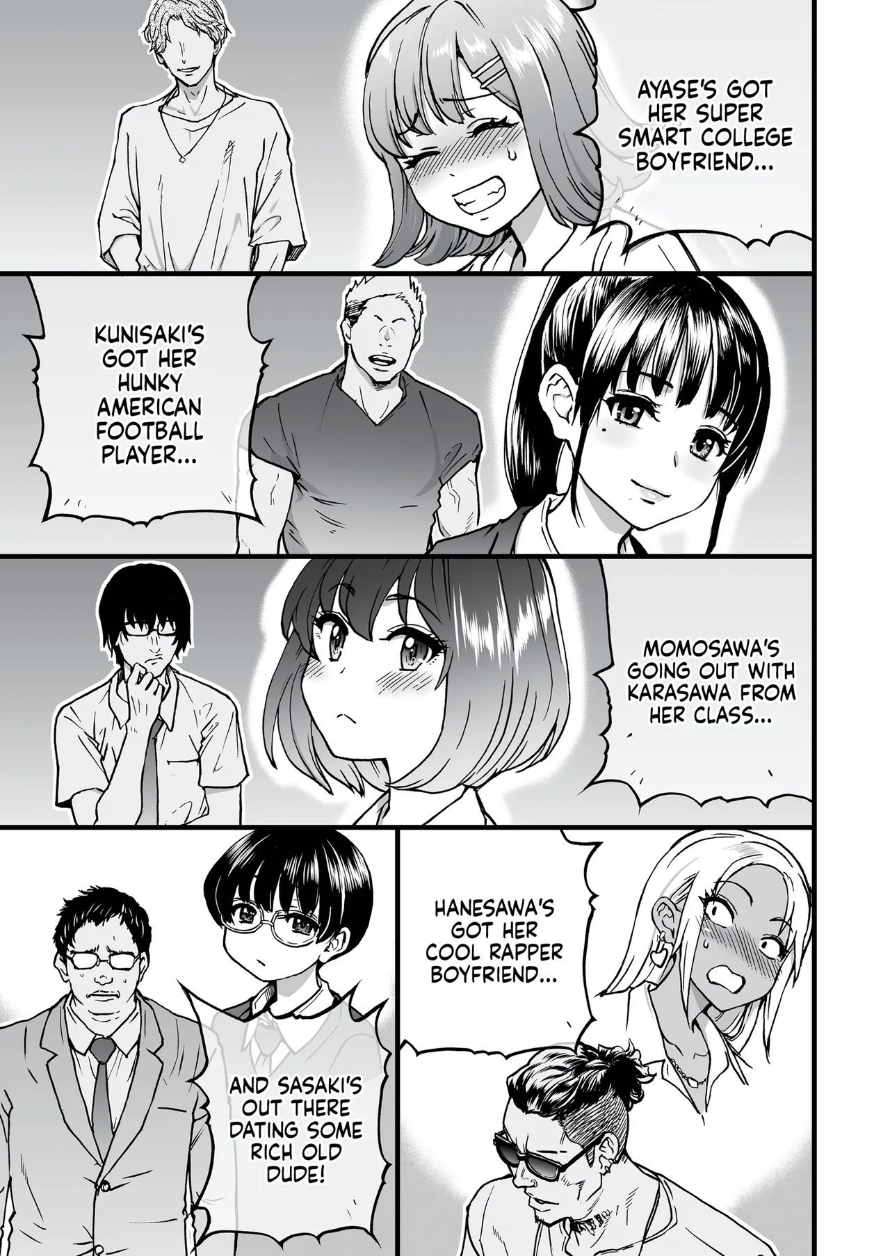 100-Kai Furareta Zetsubou-teki ni Motenai Ore o Awarenda Kareshi Ari Onna Tomodachi ga Nandemo Eroi Koto Yarasete Kureta!! | Pity Party in My Pants page 10 full