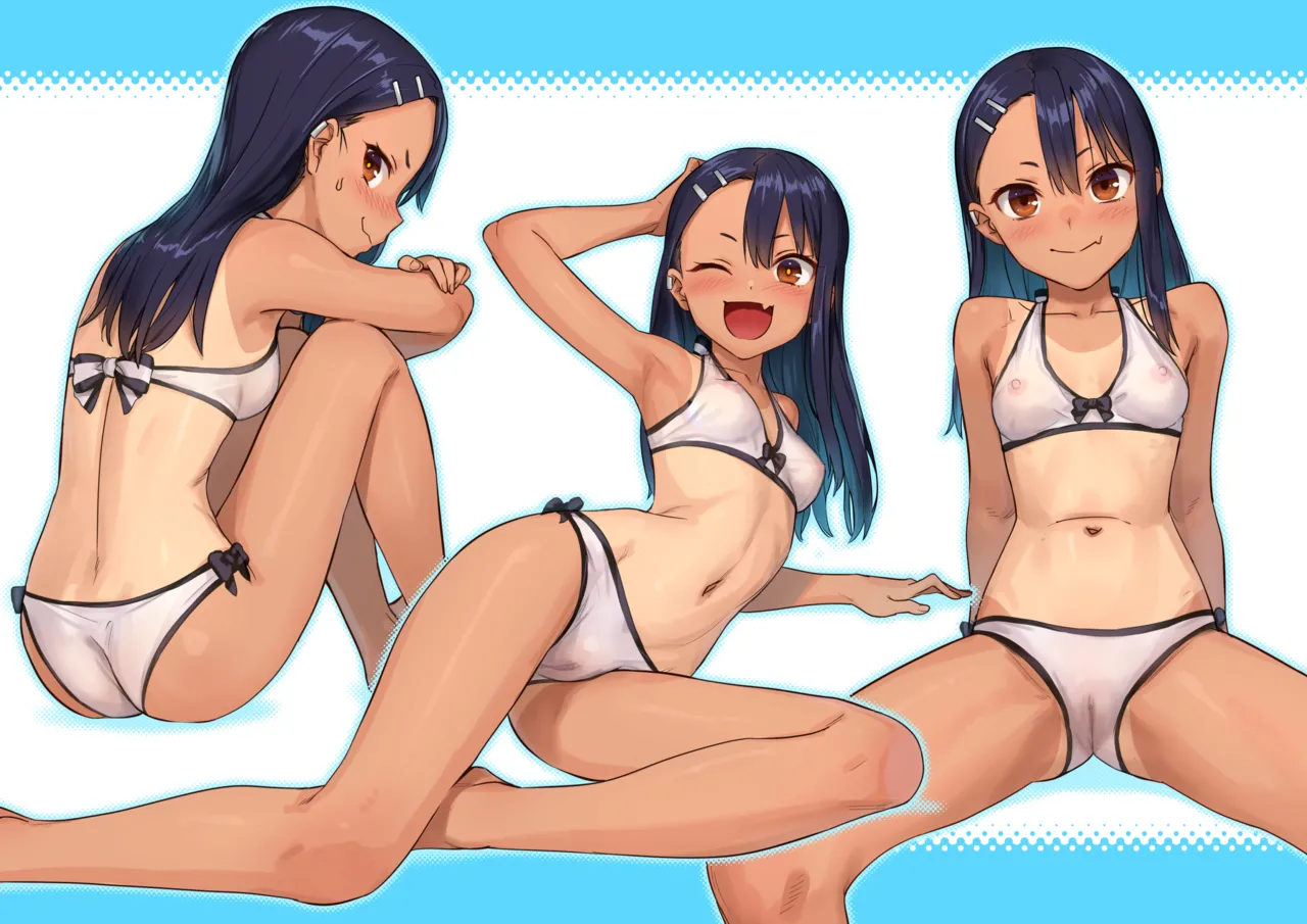 Nagatoro-san Himo Mizugi E page 8 full