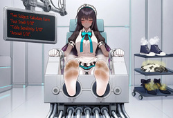 [Pixiv: desuwa] Karin's Foot Fetish Experiment — Smell, Tickling & Sensory Overload — page 21