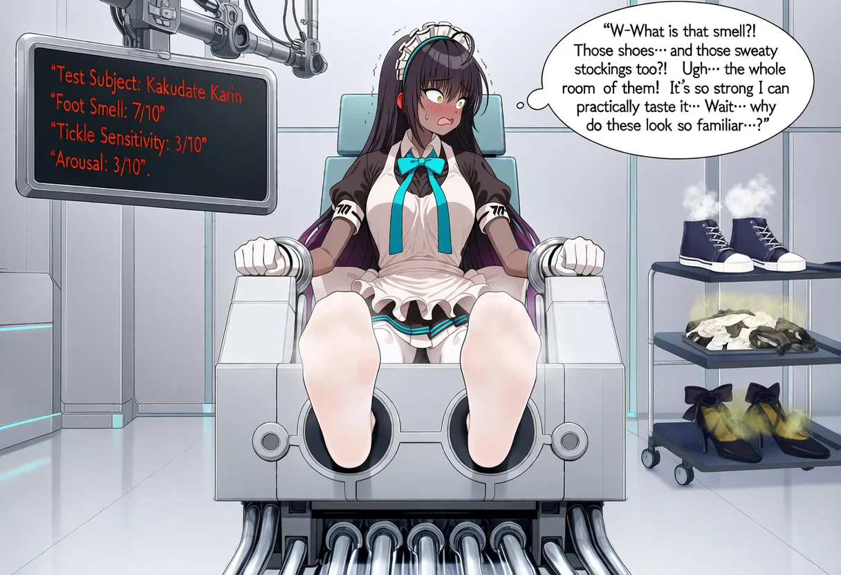 Karin's Foot Fetish Experiment — Smell, Tickling & Sensory Overload page 7 full