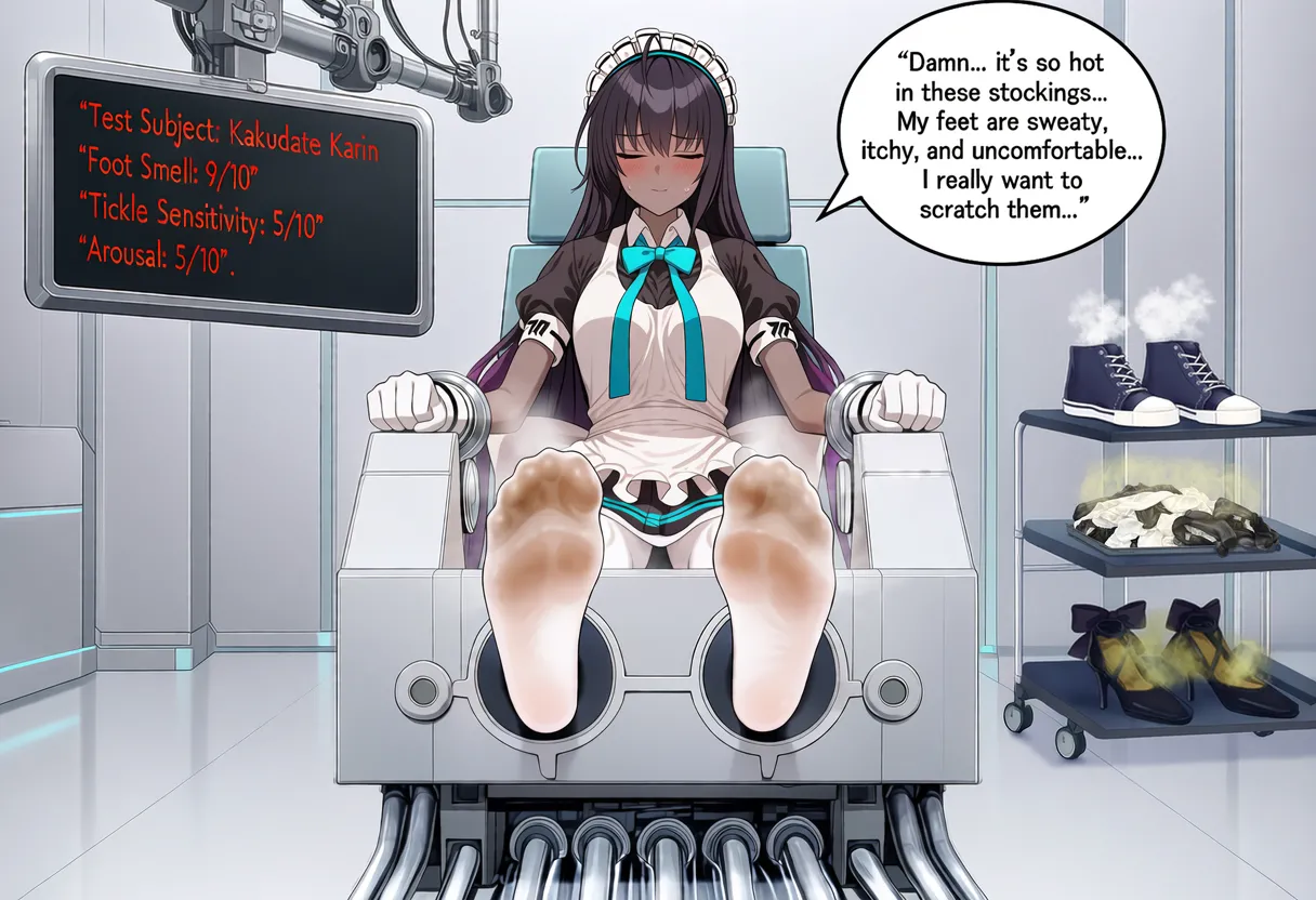Karin's Foot Fetish Experiment — Smell, Tickling & Sensory Overload page 9 full
