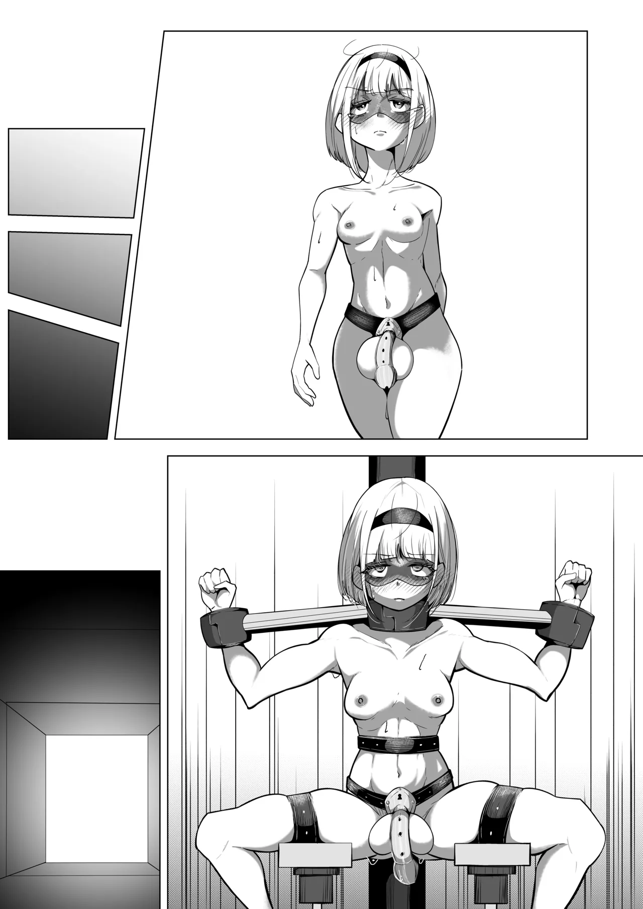 Futanari Hiropin Kagaku no Hyoushin Otome Furosuto Buruumu episode.03 page 8 full