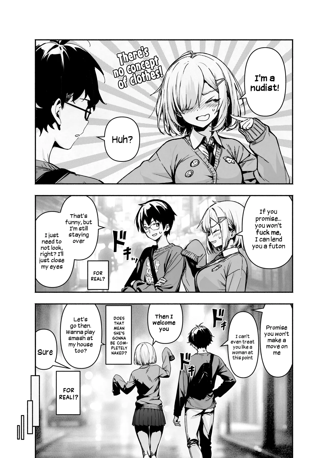 Otatomo ga Razoku Datte Kedo Osouwanai Yakusoku de Tomatta Kekka | My Otaku Friend is a Nudist But She'll Let Me Stay Over At Her House If I Promise Not to Fuck Her page 8 full