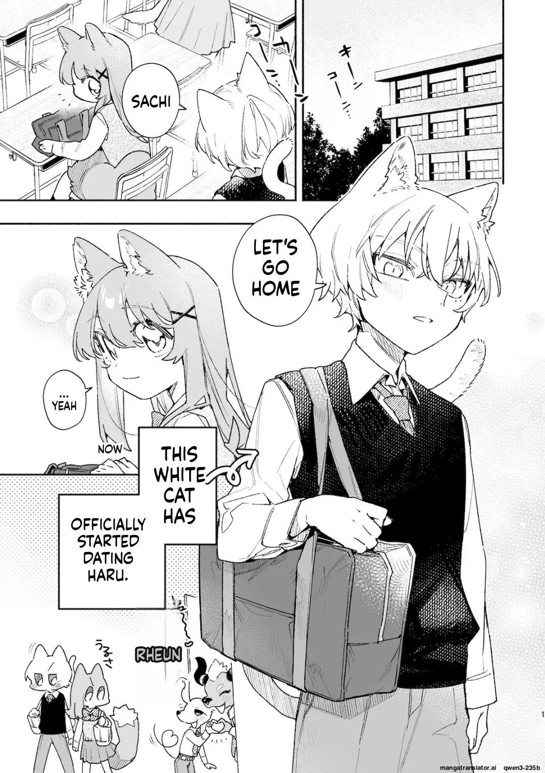 ♂ ga Uke. Neko-chan x Neko-kun 2 page 2 full