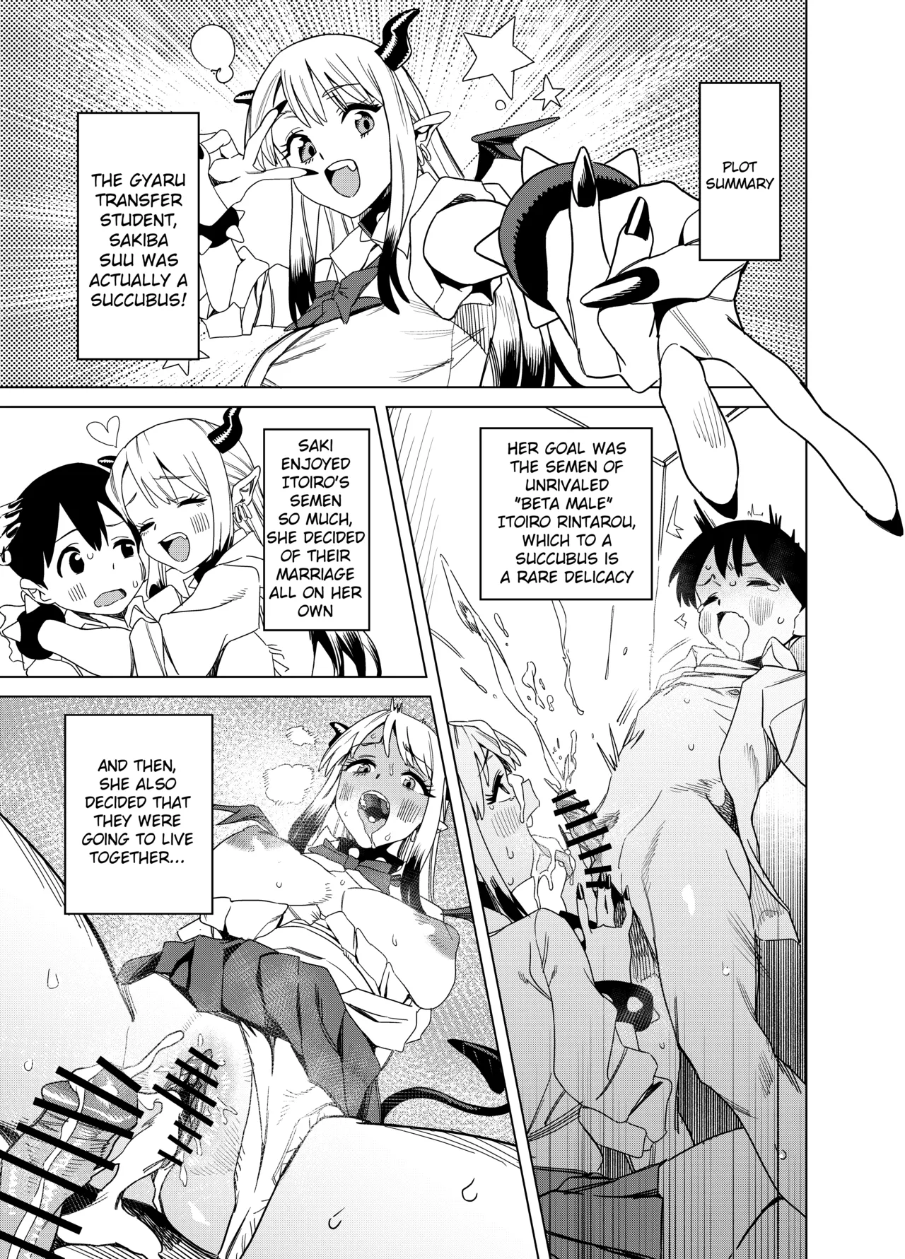 Tenkou Shitekita Gal Succubus no Gochisou wa Boku Hitori!? 2 page 2 full
