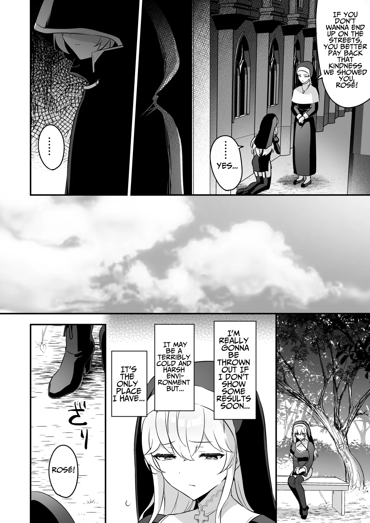 Inma Danshi to Kankin Ecchi - Saiin Kuriseme de Seijo Kairaku Ochi | Captive Sex with an Incubus ~holy woman corruption by lust inducing clitoral teasing~ page 8 full