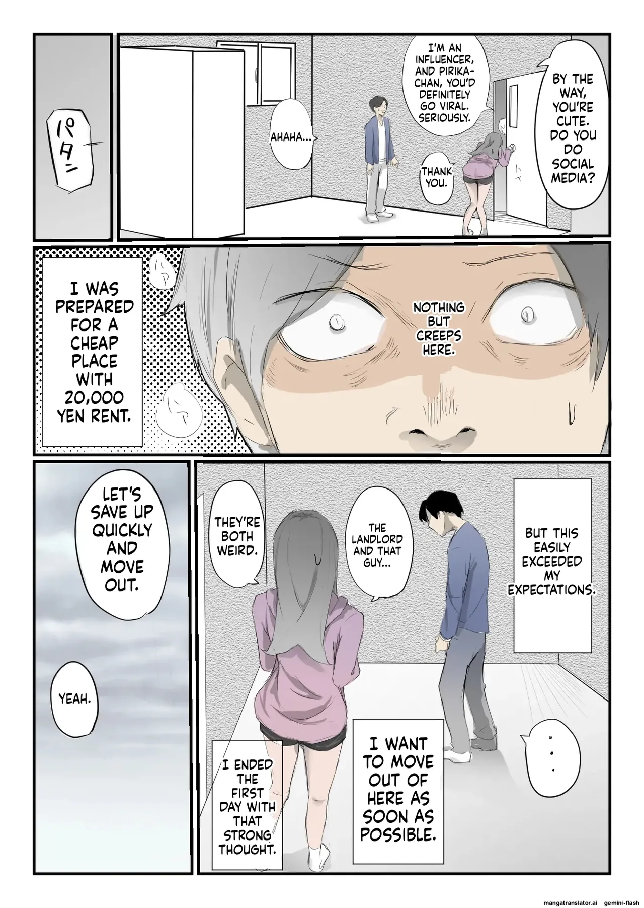 Yasui Share House de Kanojo ga Nerawareru Hanashi page 8 full