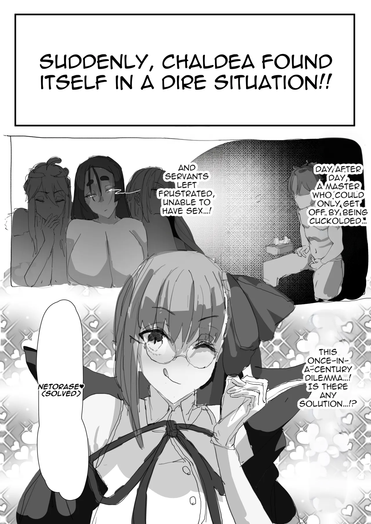 Netorase Amaama OnaSuppo Chaldea 1 | Sweet Cuckolding Masturbation Support at Chaldea 1 page 2 full