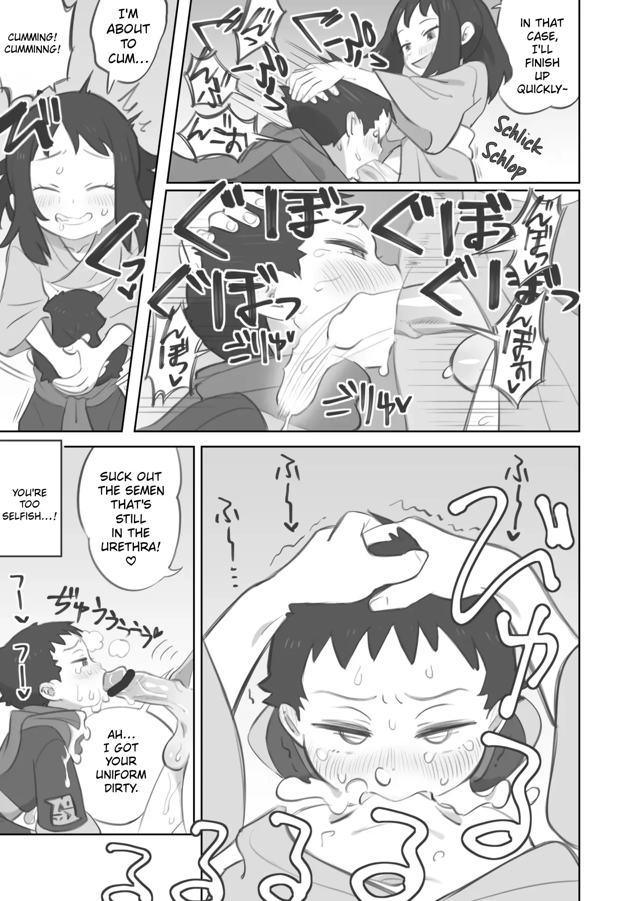 Futanari Shujinkou-chan ga Teru Senpai o Horu Manga 3 | A Manga Where Futanari Akari-chan Tops Rei-Senpai 3 page 10 full