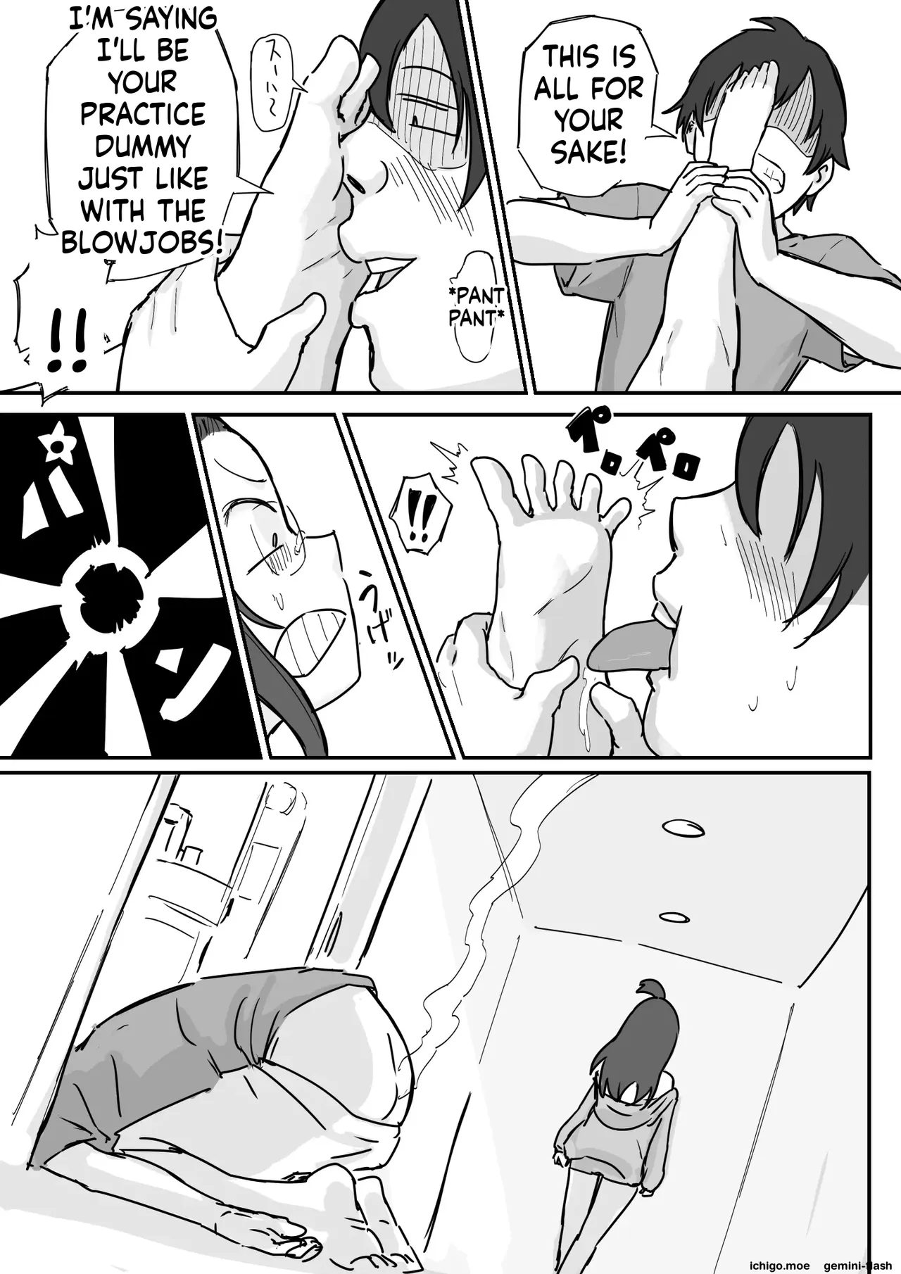 Kareshi Mochi de Namaiki na Imouto to Sex no Renshuu suru Houhou | How to Practice Sex with My Bratty Younger Sister Who Has a Boyfriend page 8 full