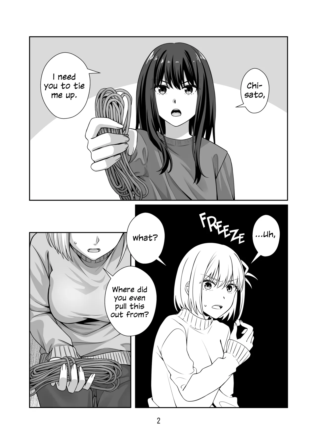 Shibari Play o Yaritaitte Itta no Omae darou! | You're the One Who Said You Wanted to Try Rope Play! page 3 full
