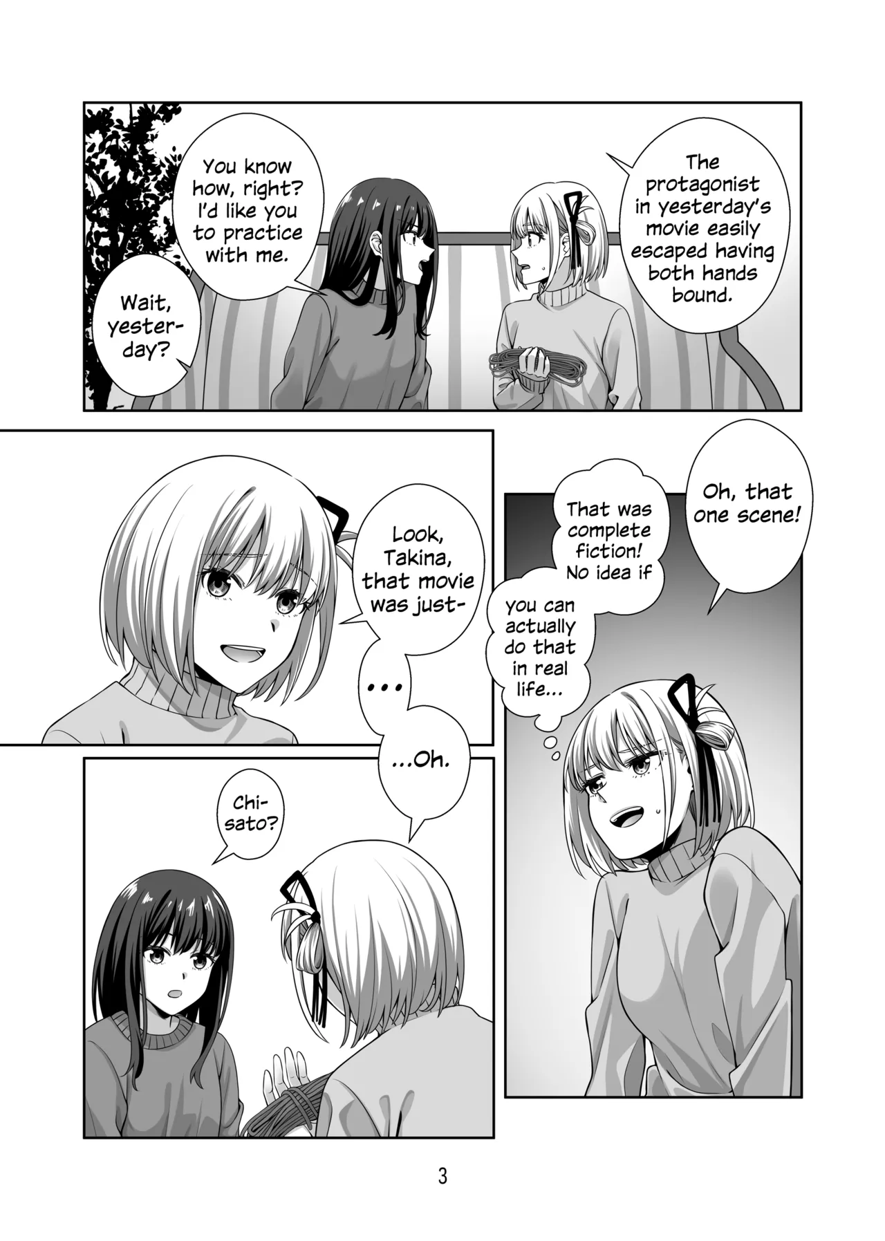 Shibari Play o Yaritaitte Itta no Omae darou! | You're the One Who Said You Wanted to Try Rope Play! page 4 full