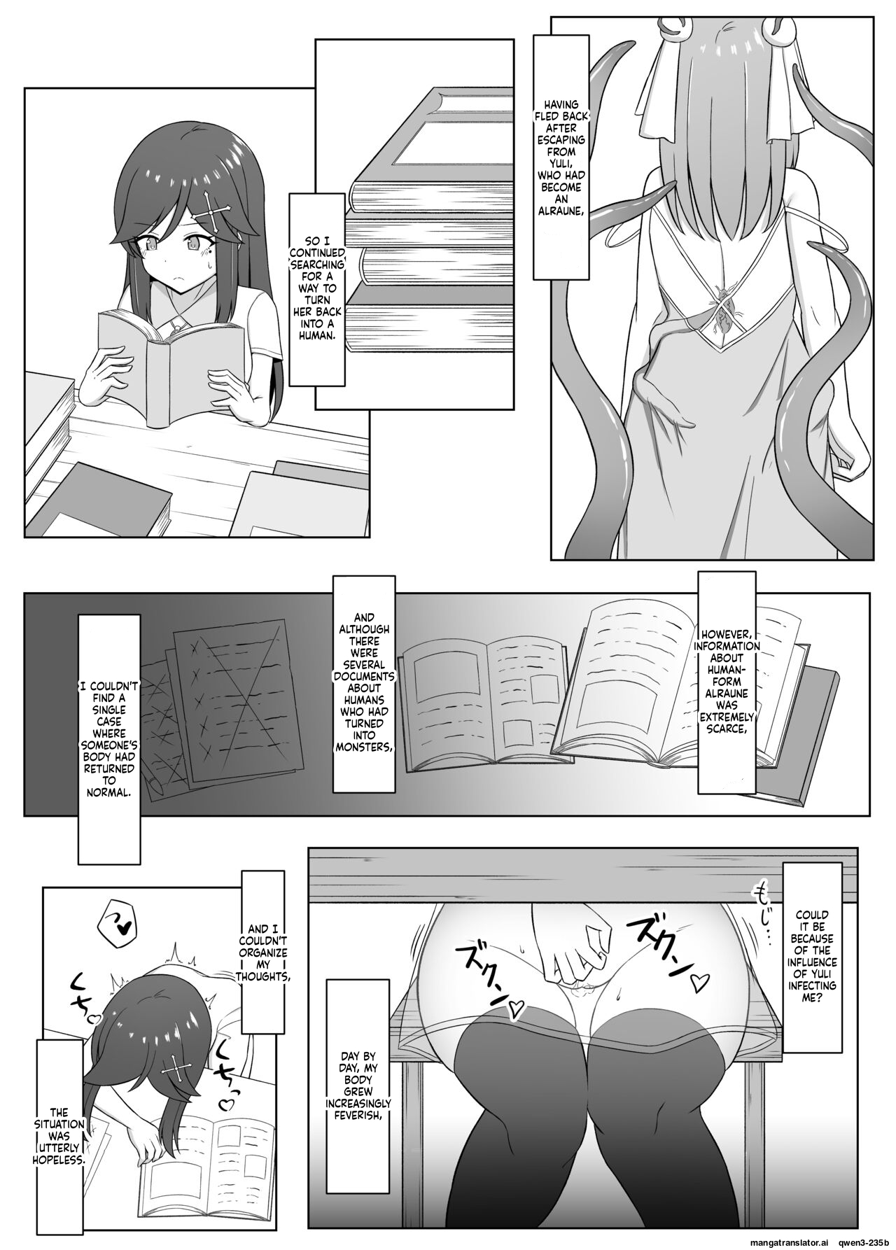 Kuro ni Somaru Yuri 3 ~Alraune ka Shita Osananajimi ni Kenzoku Ochi suru Hanashi page 6 full