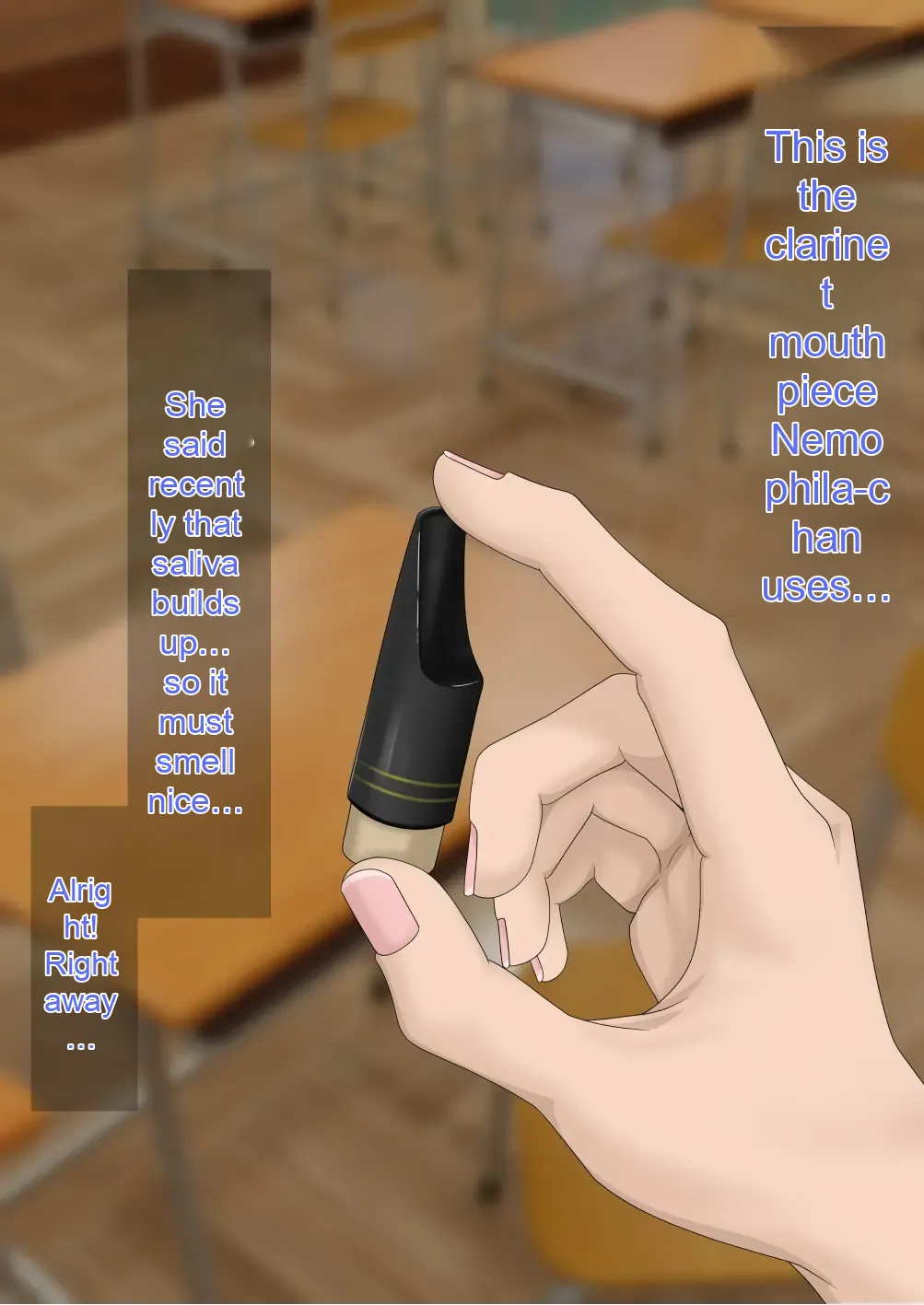 Getting relentlessly teased with her mouth by Nemophila, the wolf girl high schooler!! page 4 full