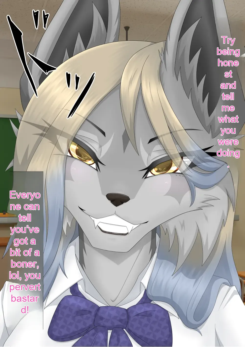 Getting relentlessly teased with her mouth by Nemophila, the wolf girl high schooler!! page 9 full