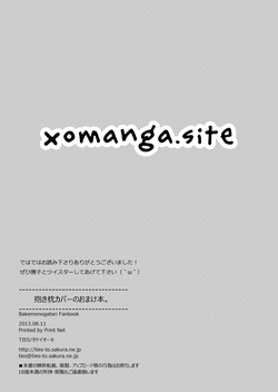 [TIES (Takei Ooki)] Dakimakura Cover no Omake Hon (Bakemonogatari) [English] [XO Manga] [Digital] — page 11