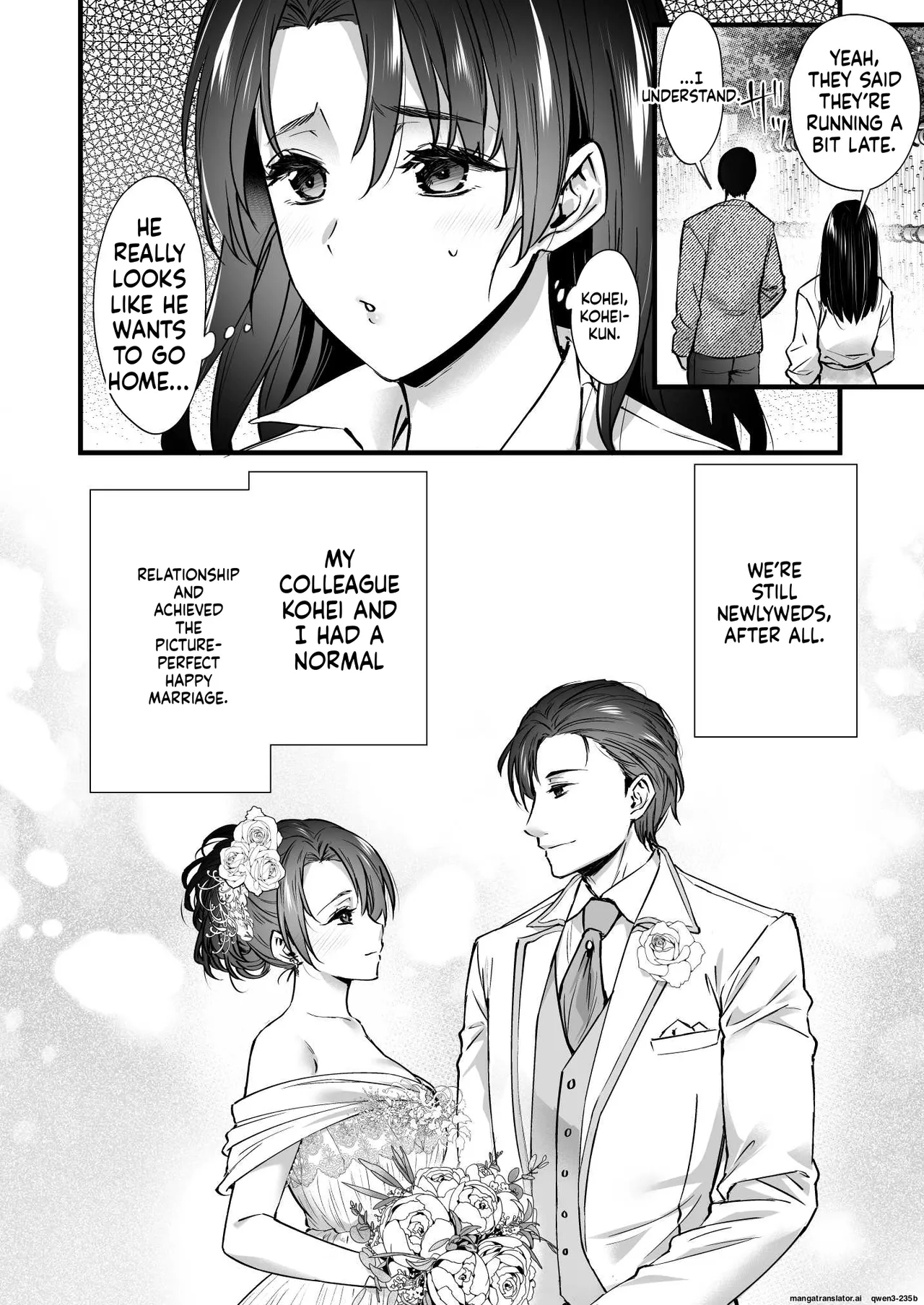 Dohamari Suru Hodo Kimochiii! Junpaku Fuufu to Yarichin Couple no Swapping Onsen page 4 full