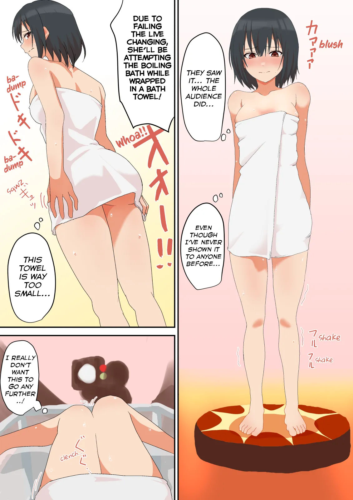 Uchiki Idol Nettou Commercial | Shy Idol Boiling Bath Challenge page 6 full