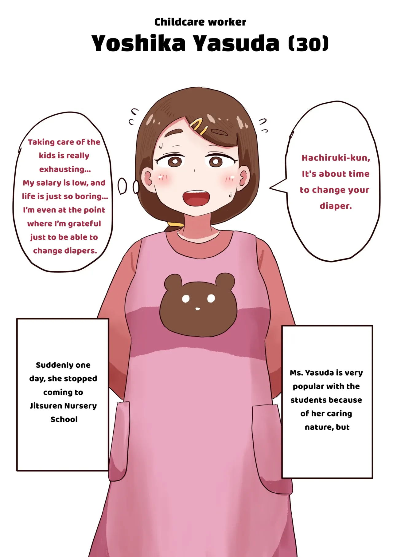 The Story of a Female Daycare Teacher Who Voluntarily Becomes a Daruma Meat Toilet page 2 full